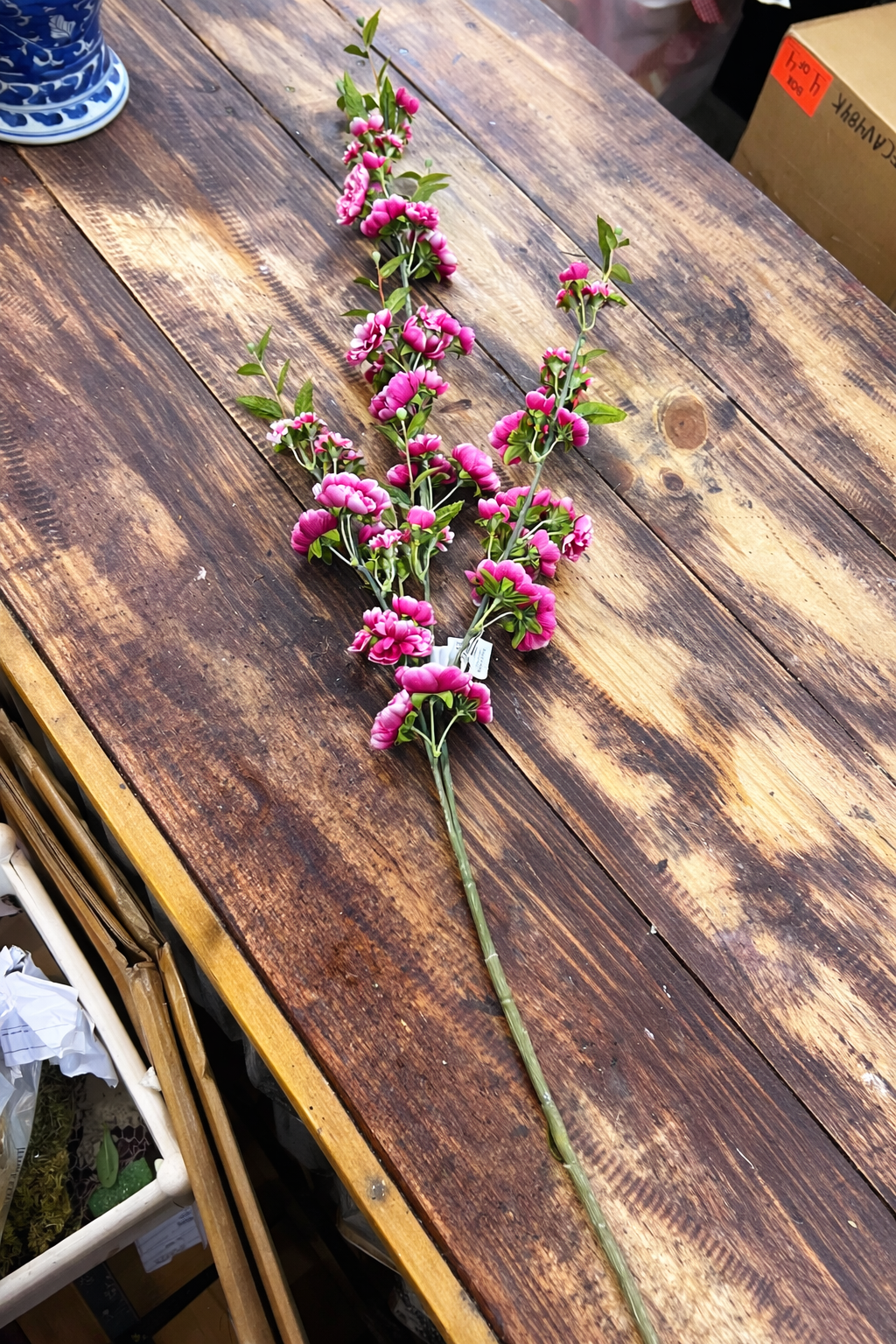 Royal Double Cherry Blossom Spray