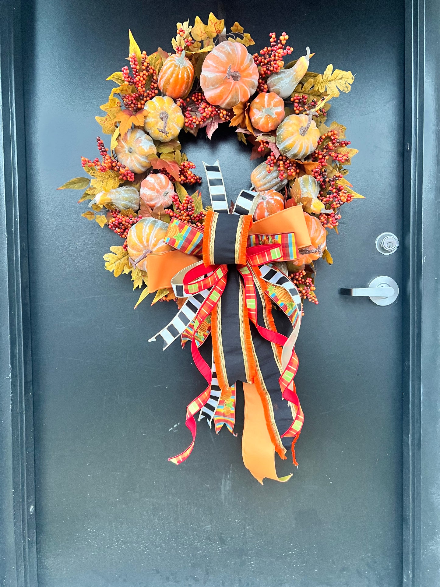 Pumpkin Manor Wreath