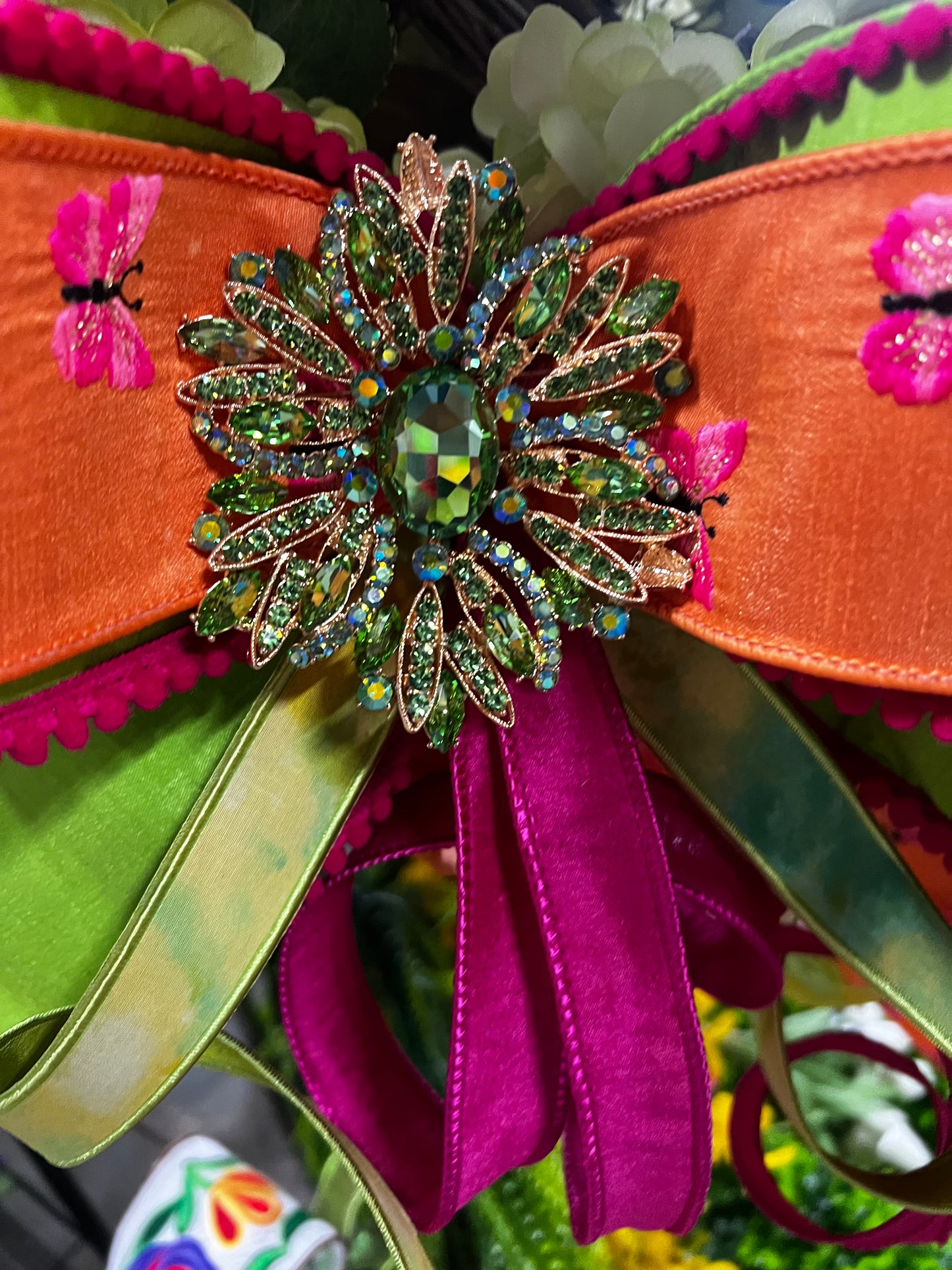 The Butterfly Citrus Hydrangea Wreath