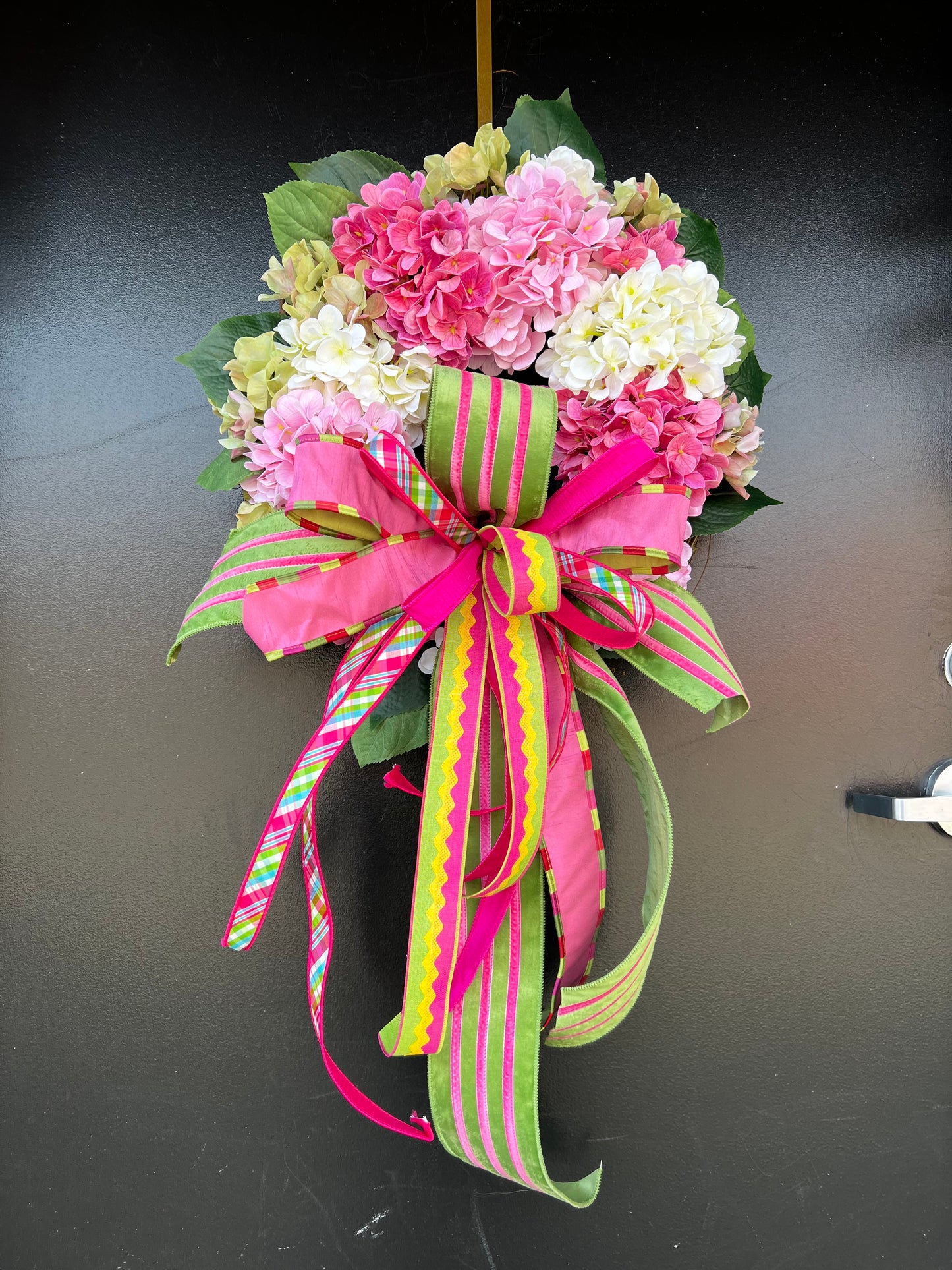 Southern Spring Hydrangea Wreath