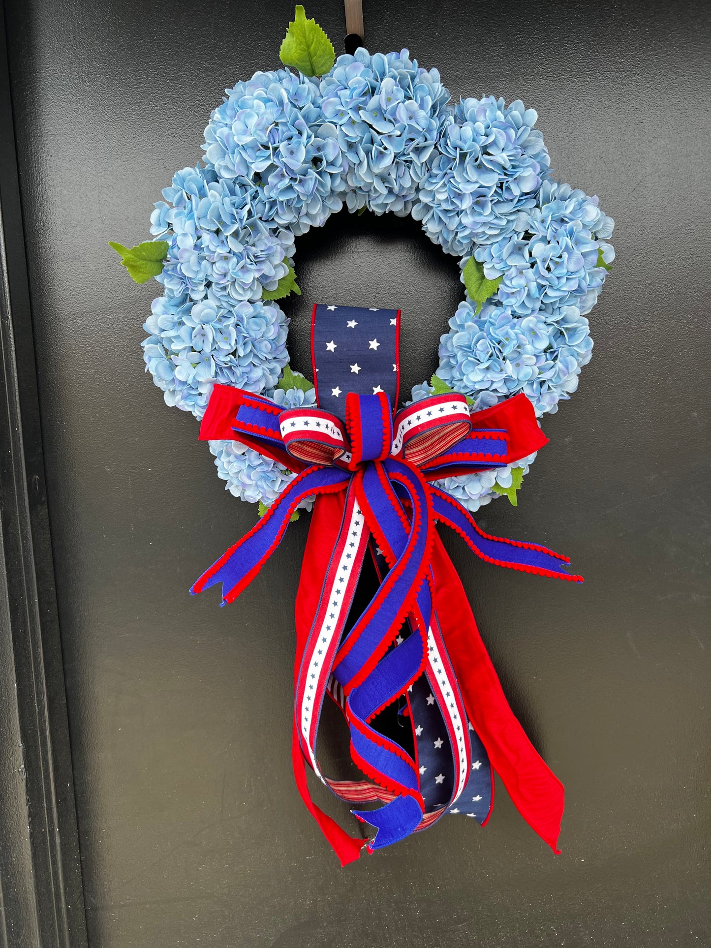 RWB Hydrangea Wreath