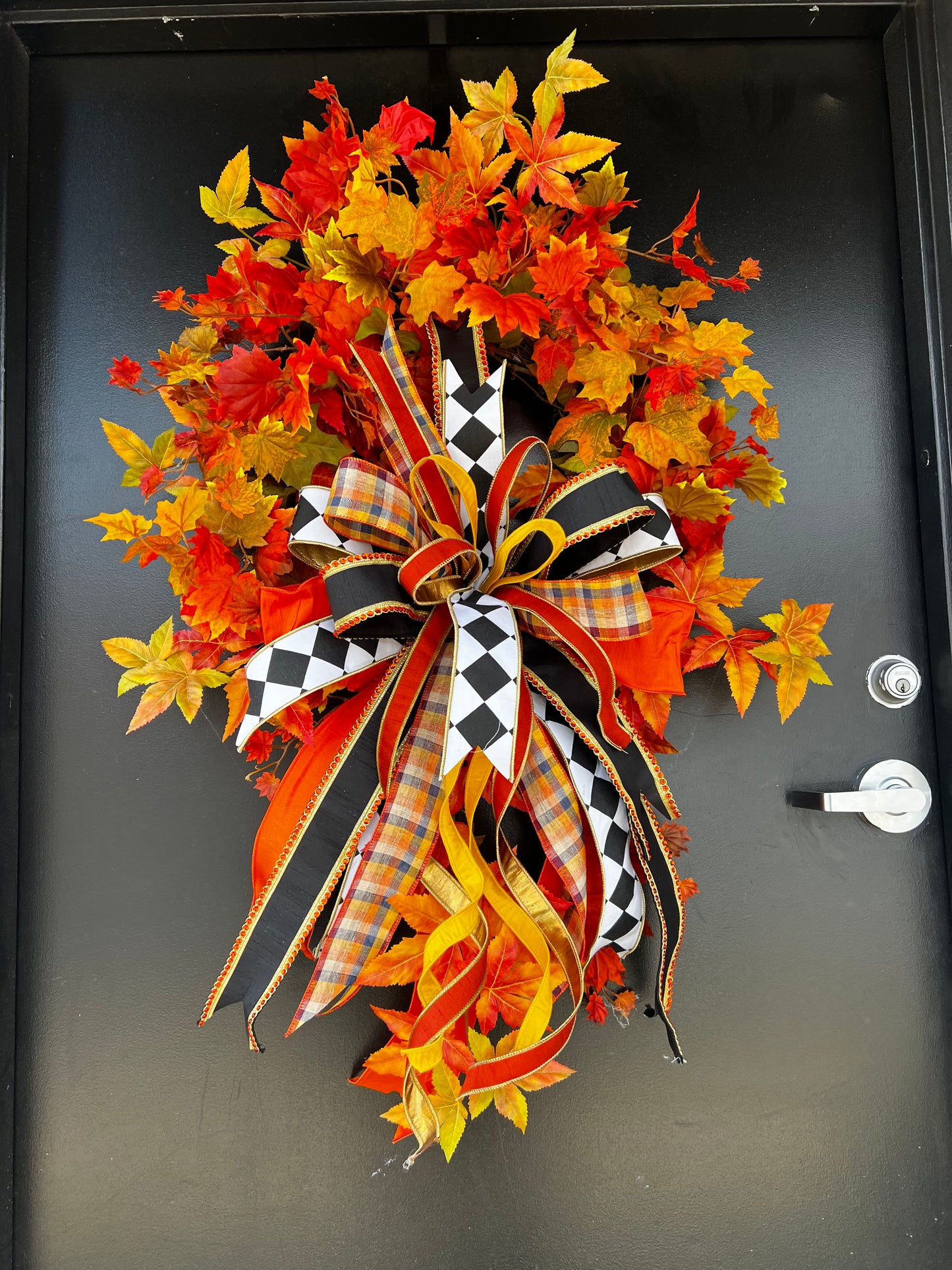 Autumn Maple Manor Wreath