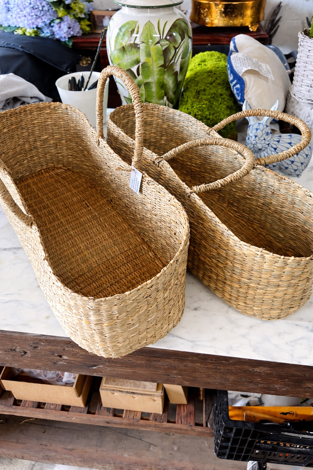 Woven Tote Baskets