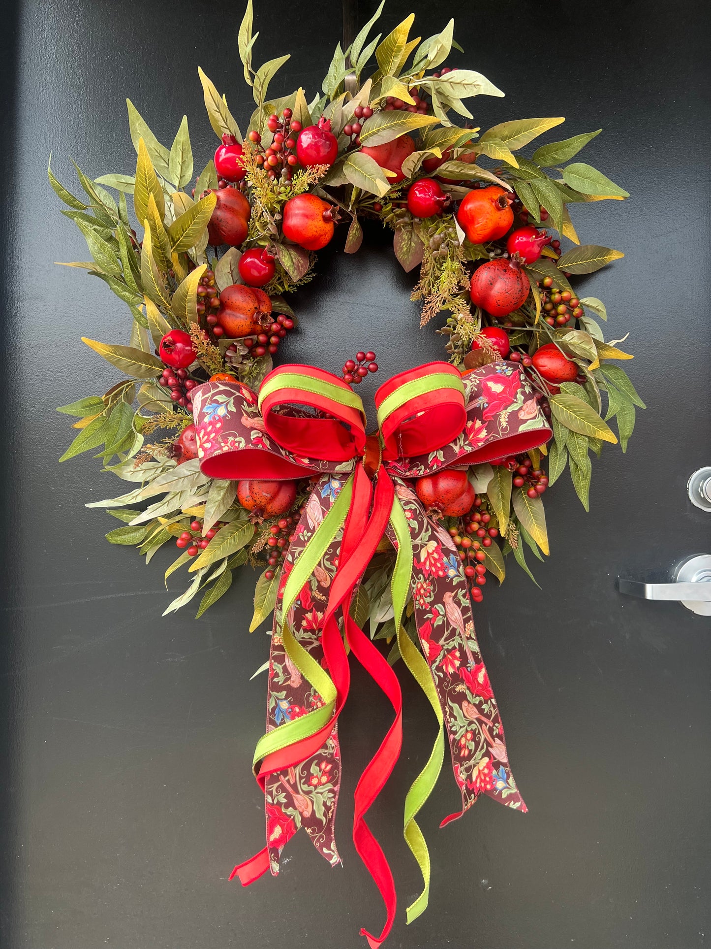 Pomegranate Grove Wreath
