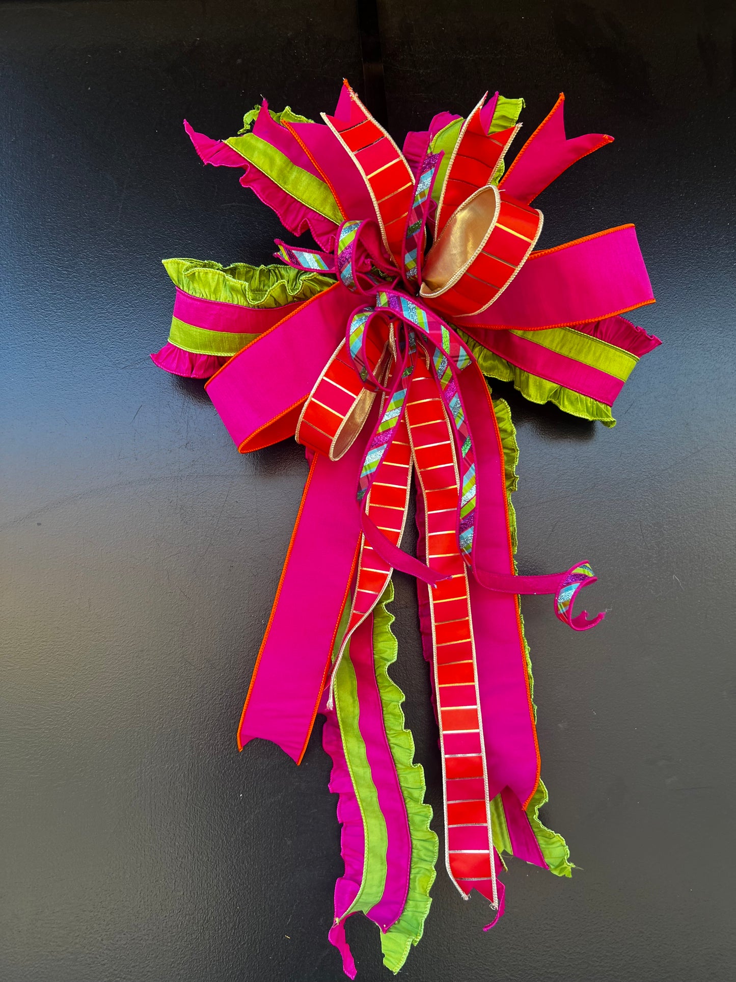 Pink Palm Paradise Bow