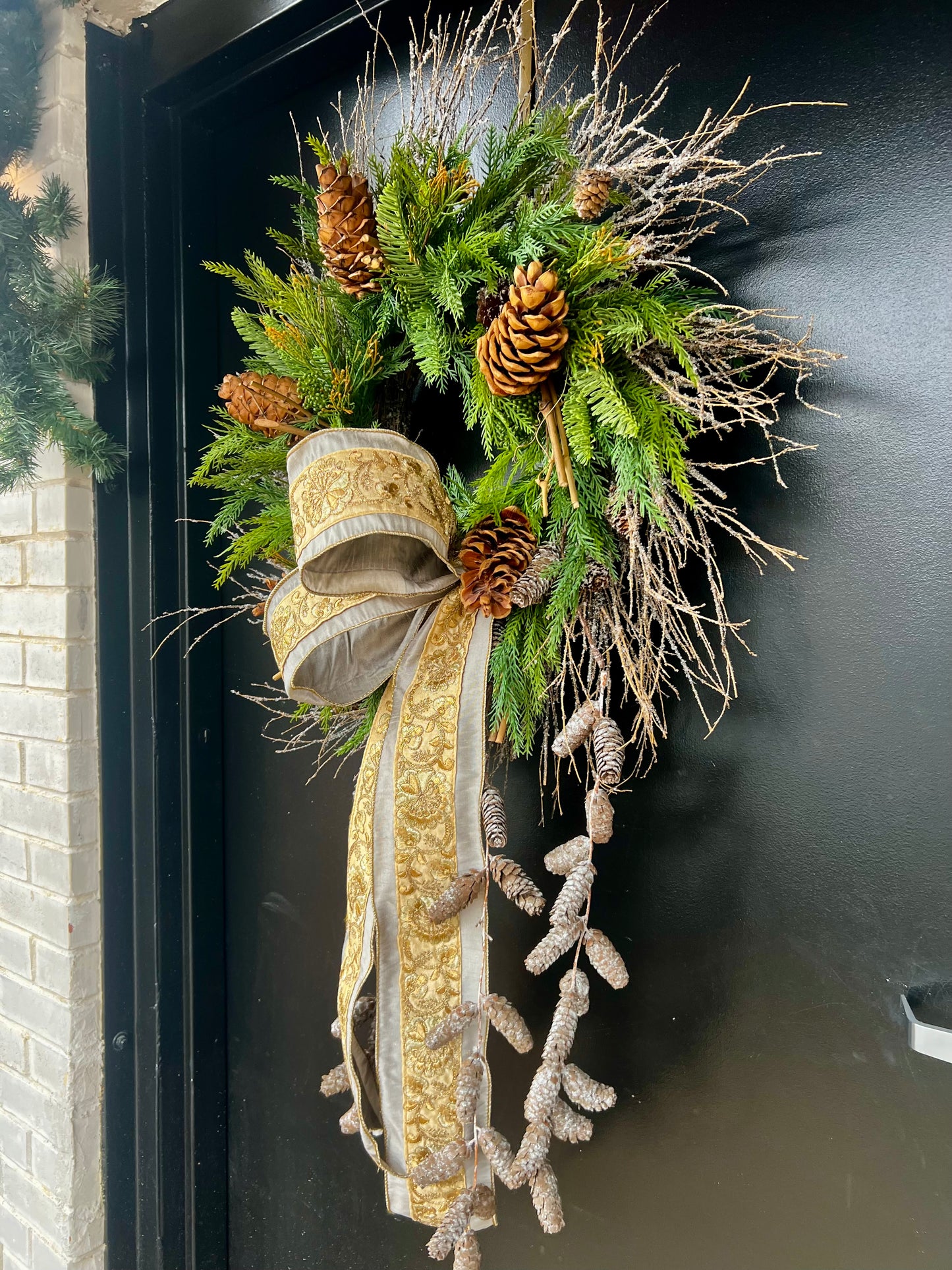 Gilded, Woodland Evergreen - Winter Wreath