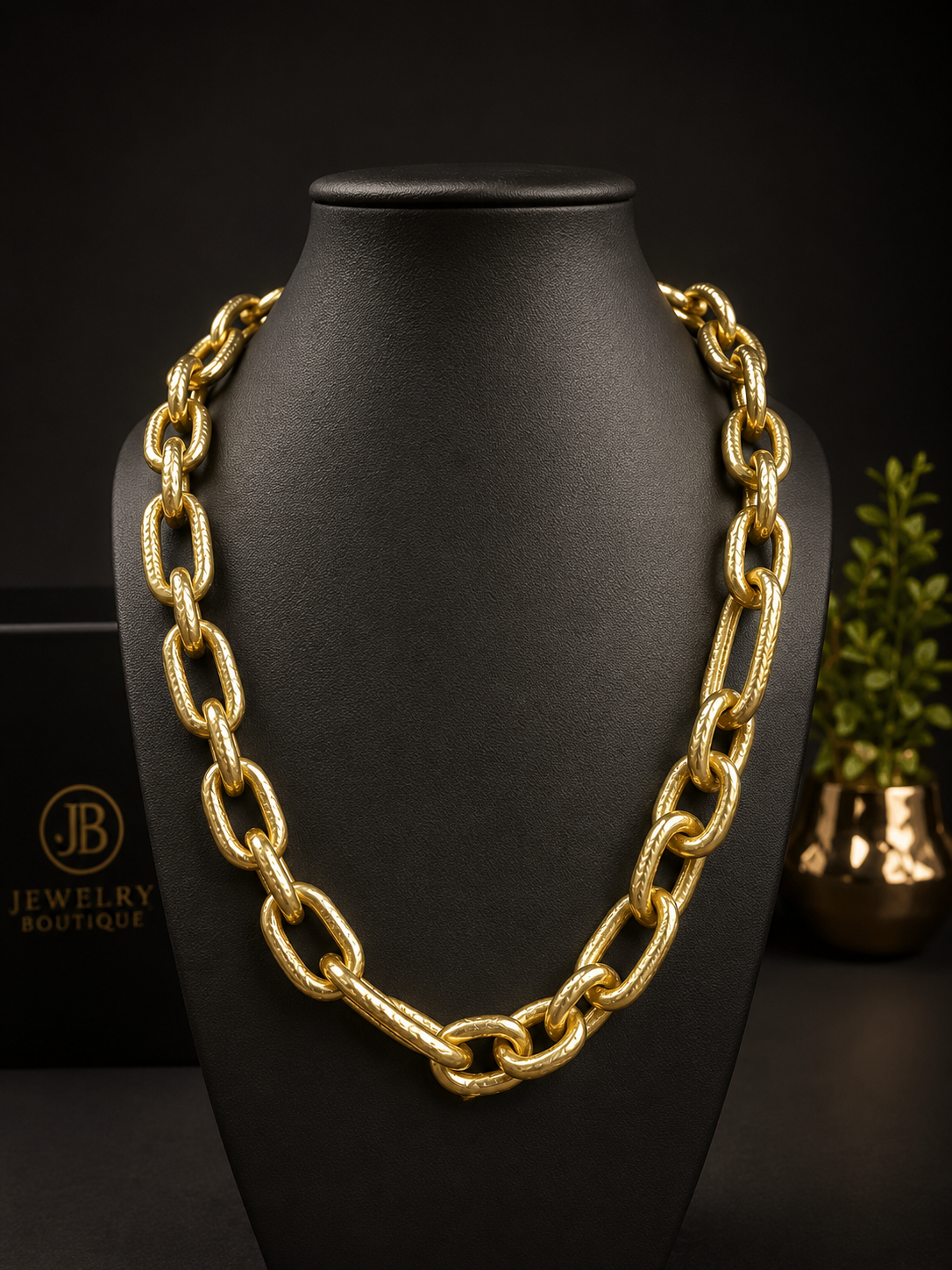 Mixed Chain Link Necklace