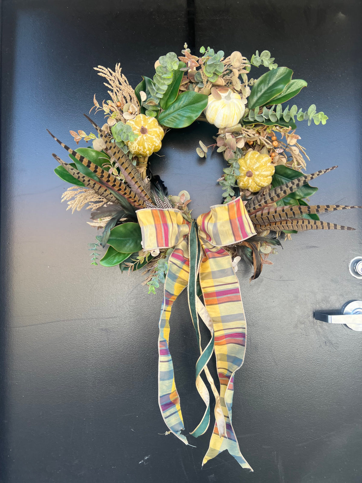 Pheasant Grove Harvest Wreath | One-of-a-Kind 🍂🪶