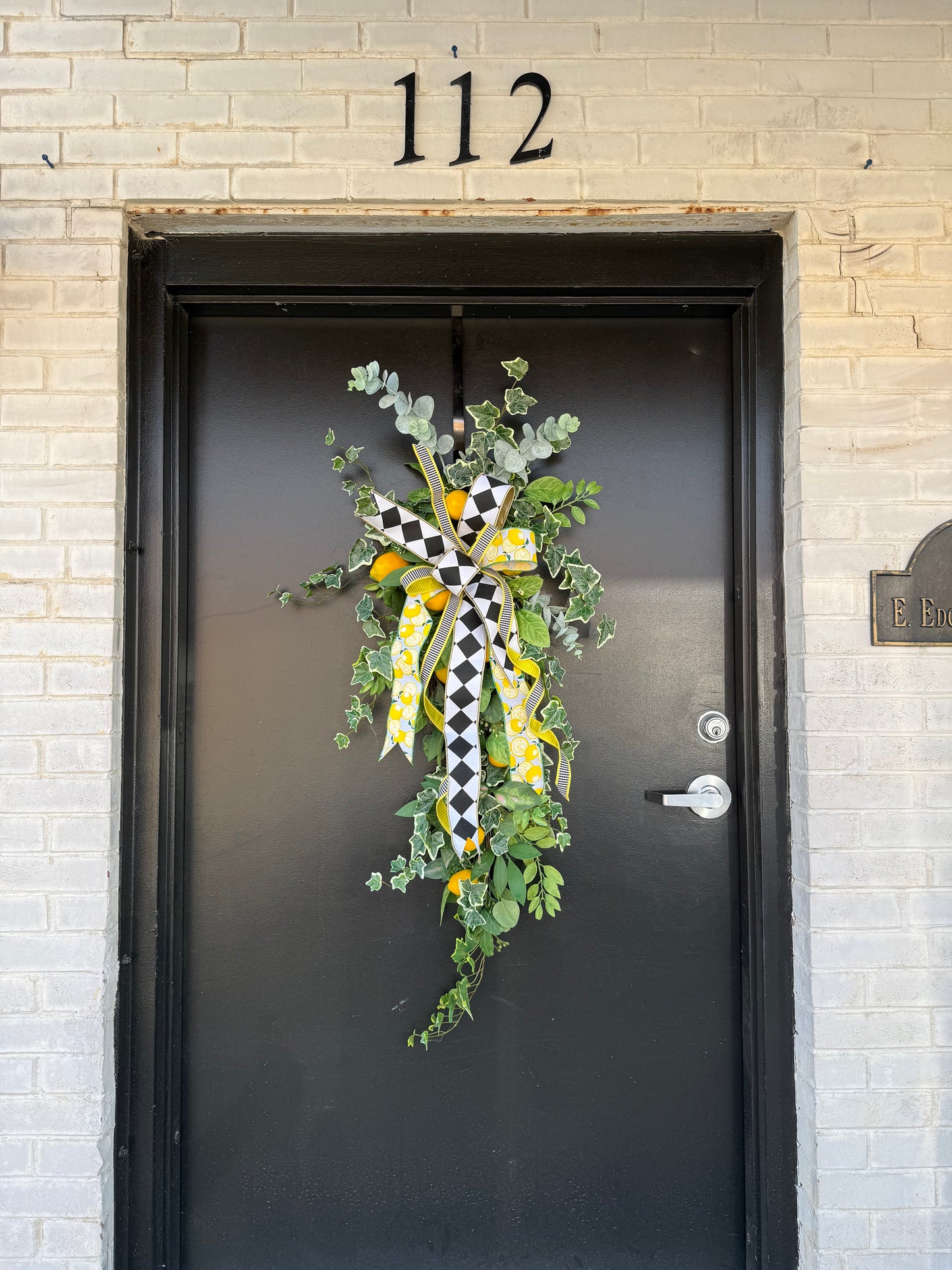 Lemon Door Swag