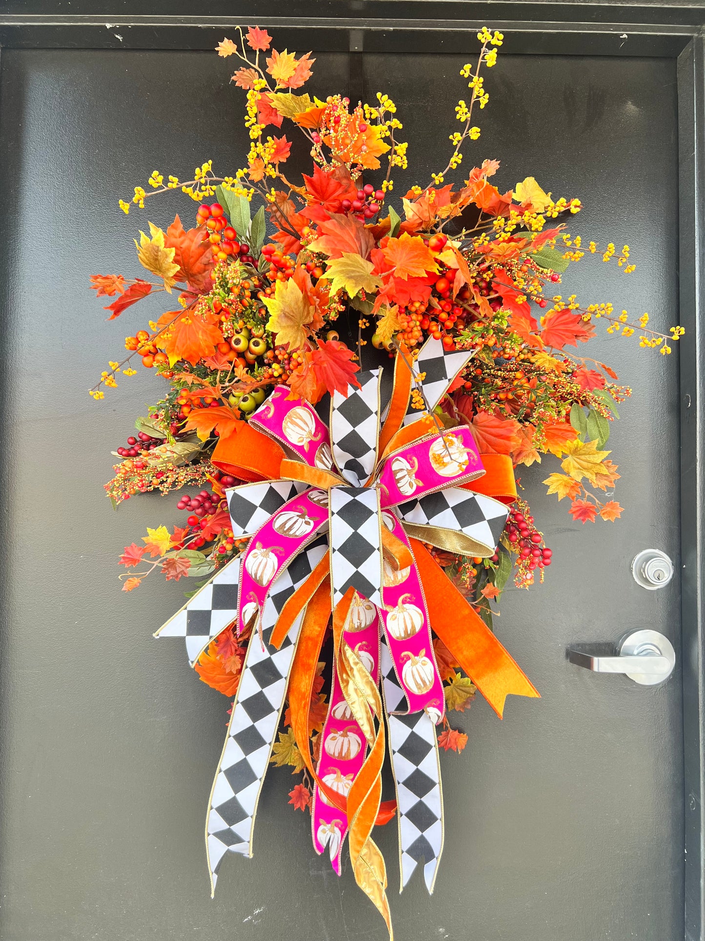 Blushing Autumn Wreath