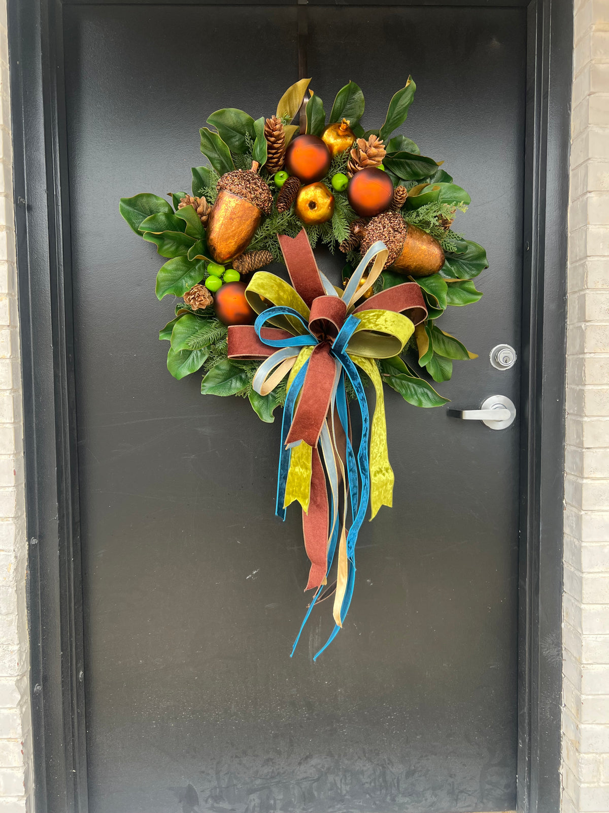 The Gilded Acorn Christmas Wreath