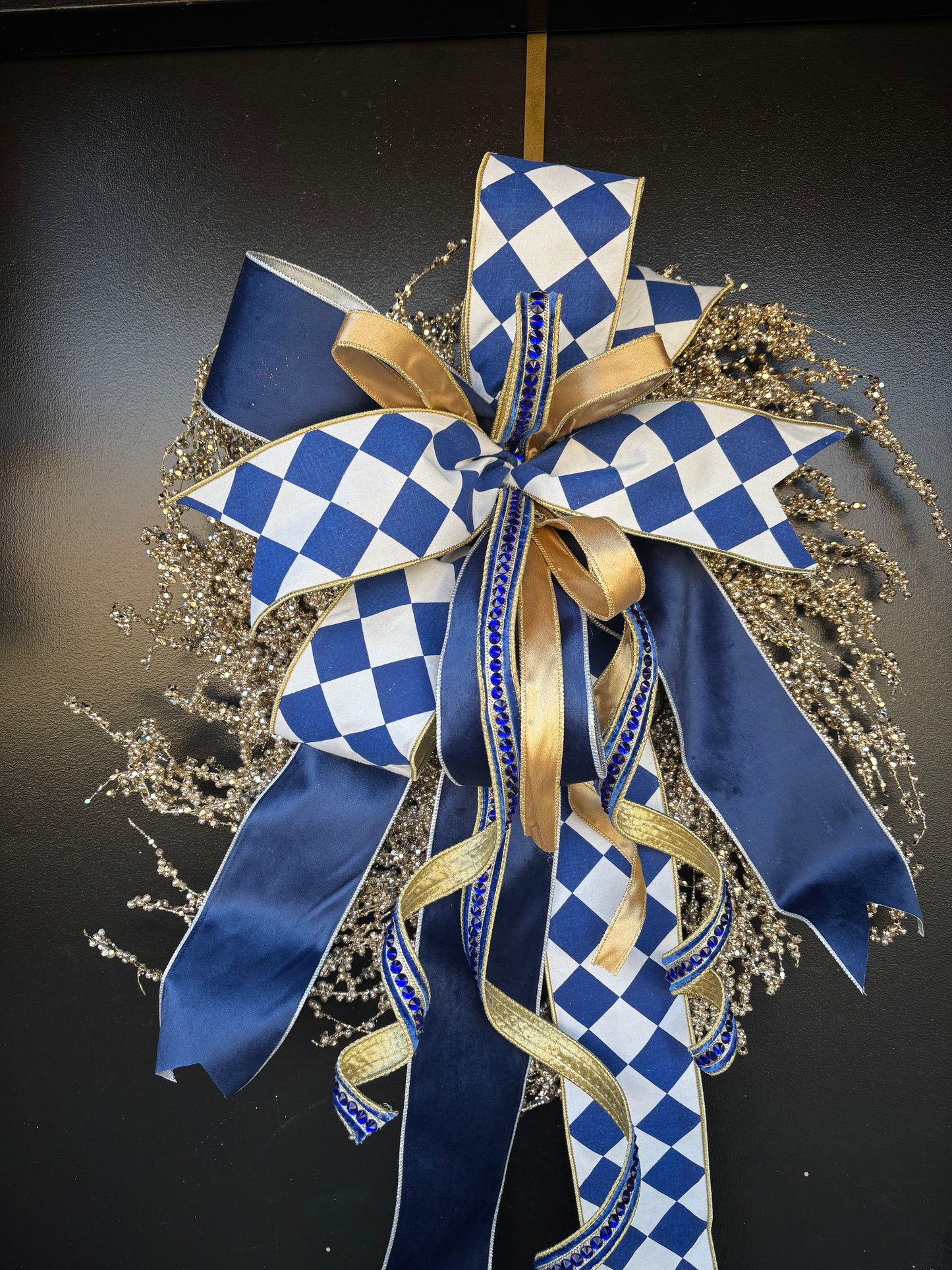 Blue harlequin winter