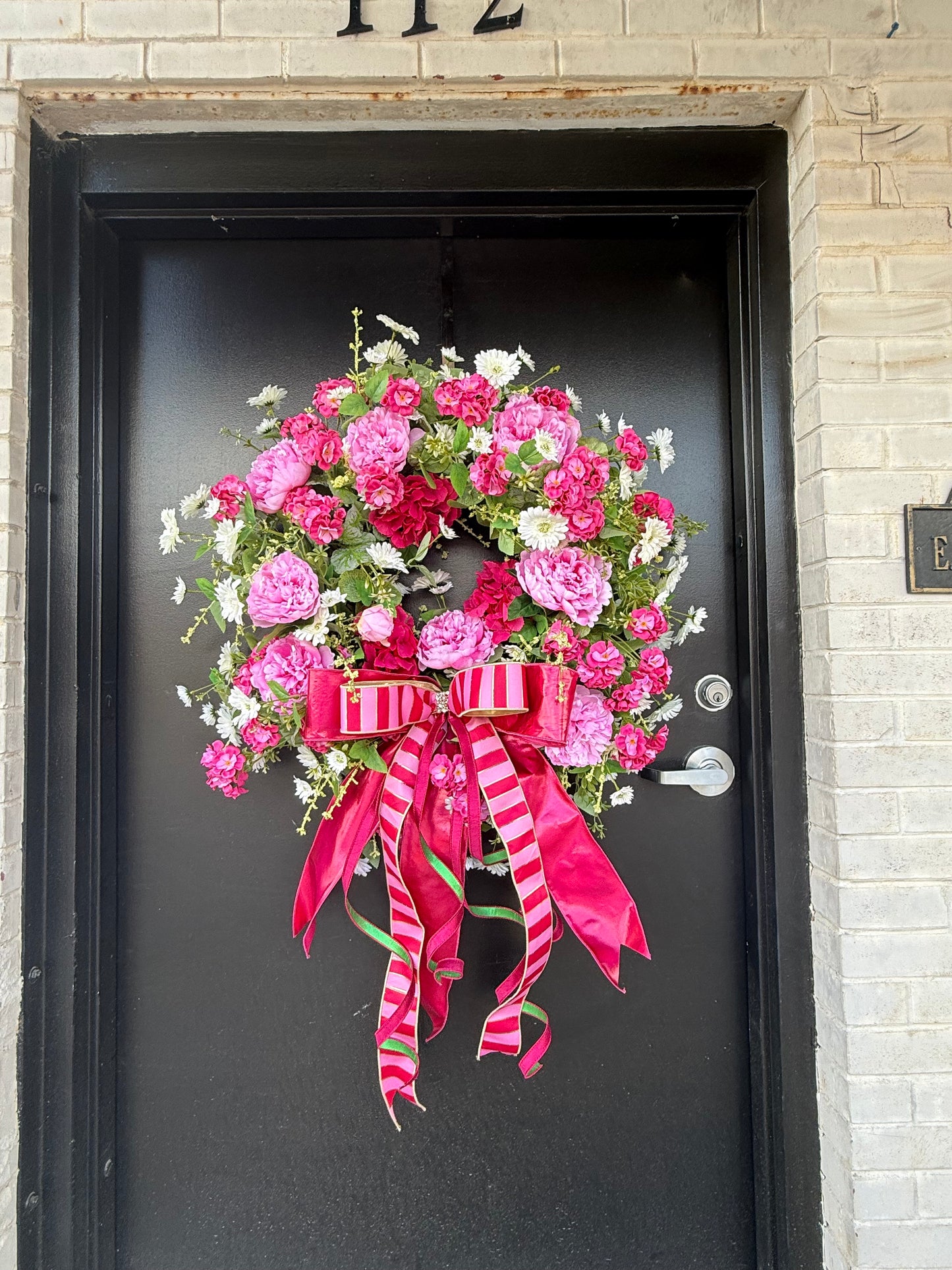Blushing Garden Peony Wreath