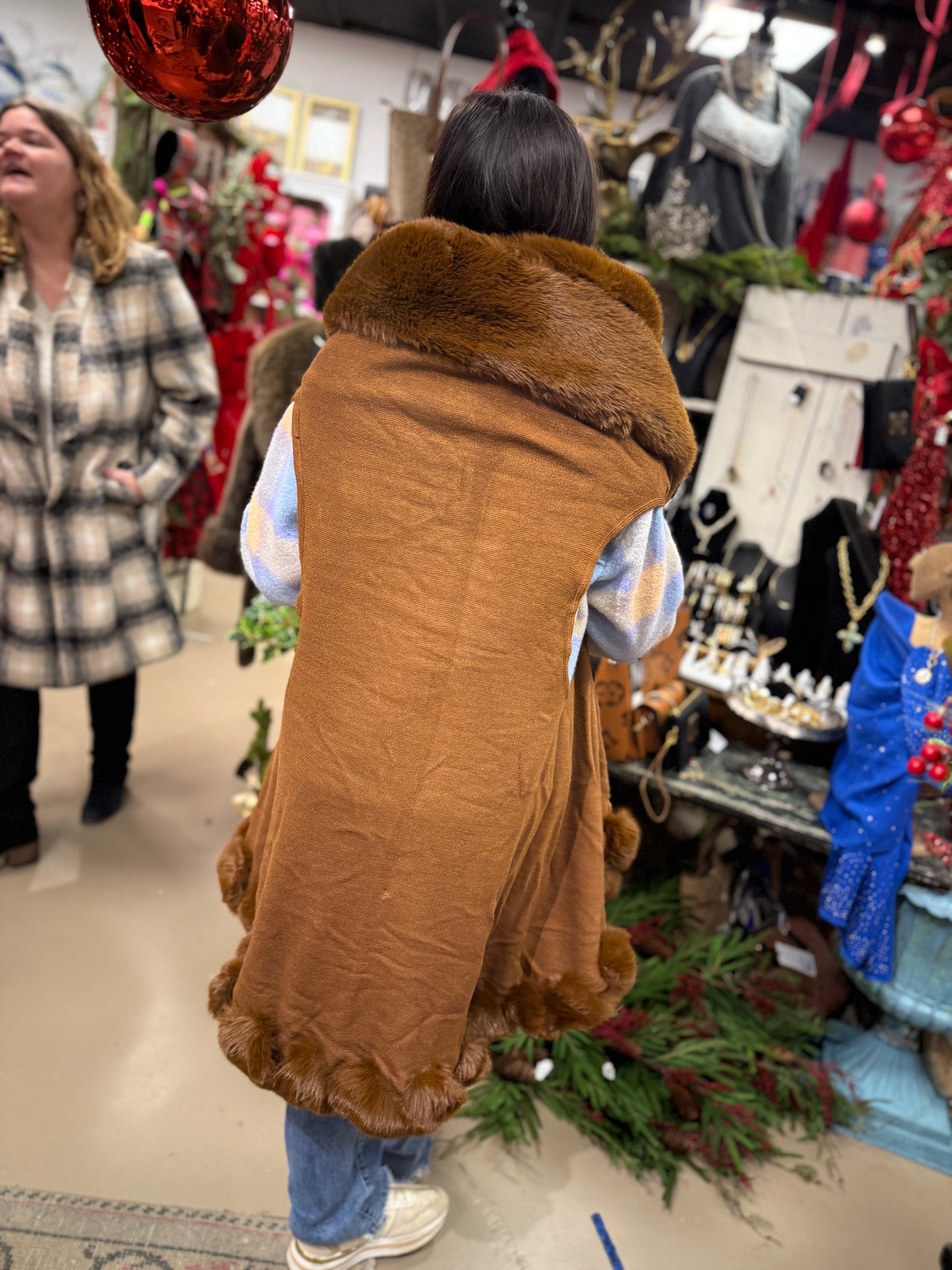 “Sugar Chestnutt Shaw” ONE SIZE FITS ALL