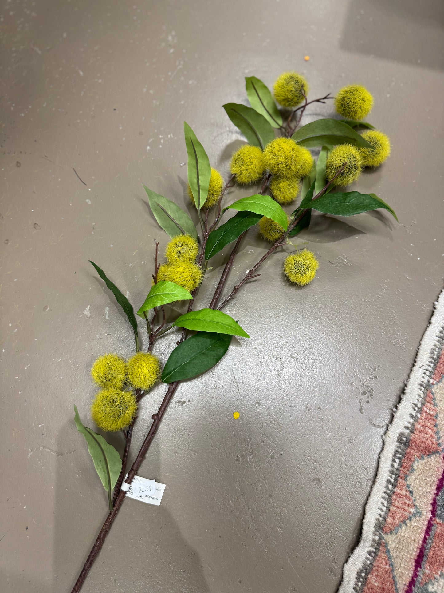 40” Chestnut & Foliage Spray