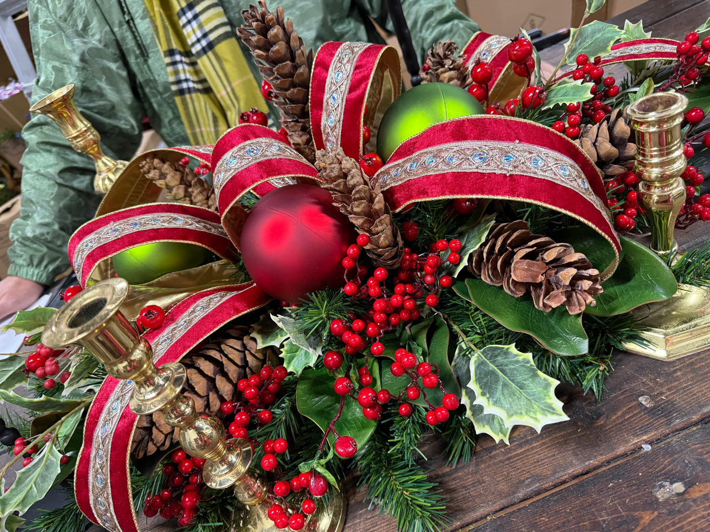 Royal Christmas Centerpiece