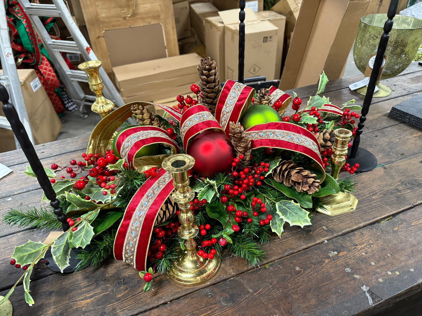 Royal Christmas Centerpiece
