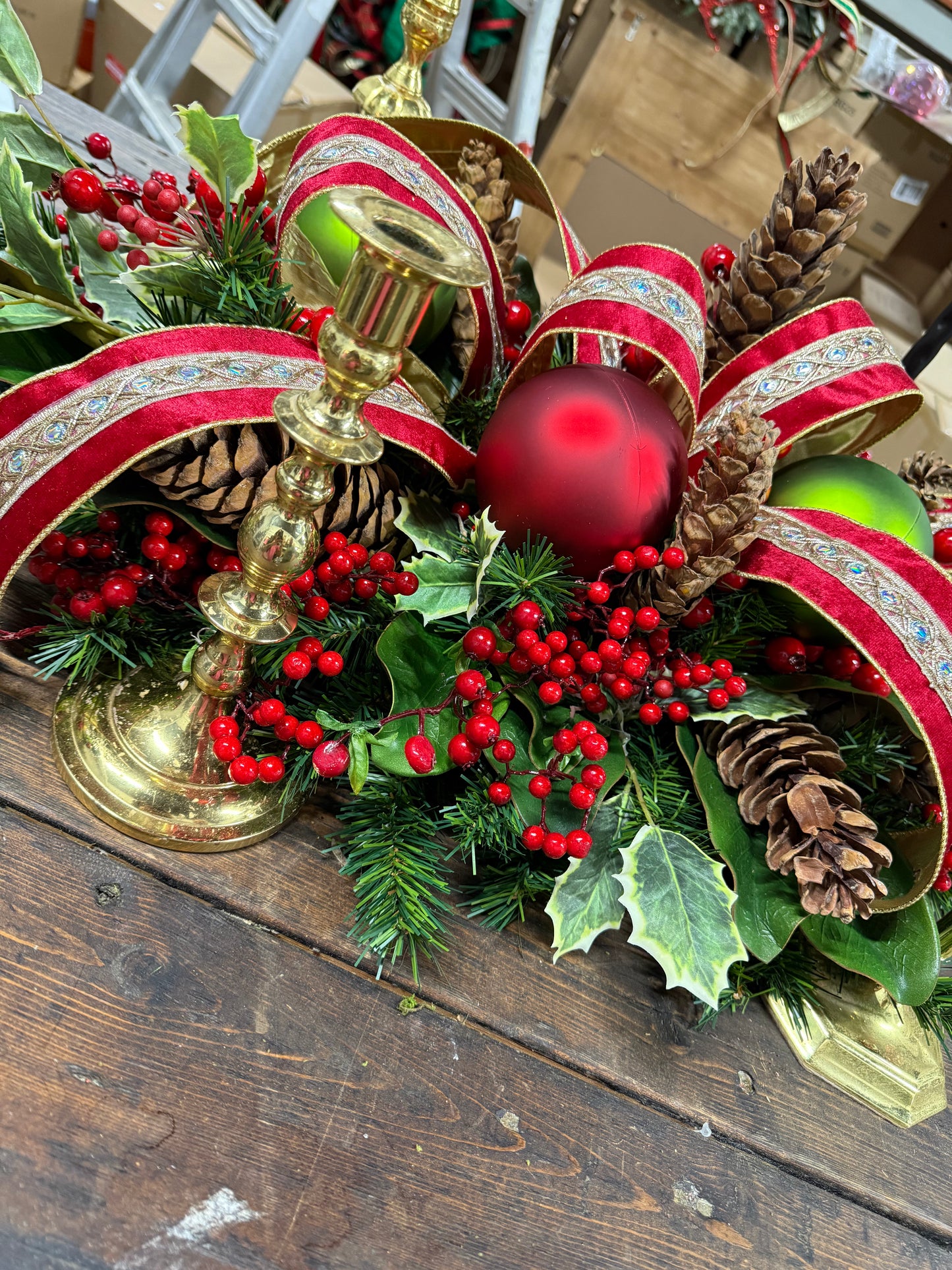 Royal Christmas Centerpiece