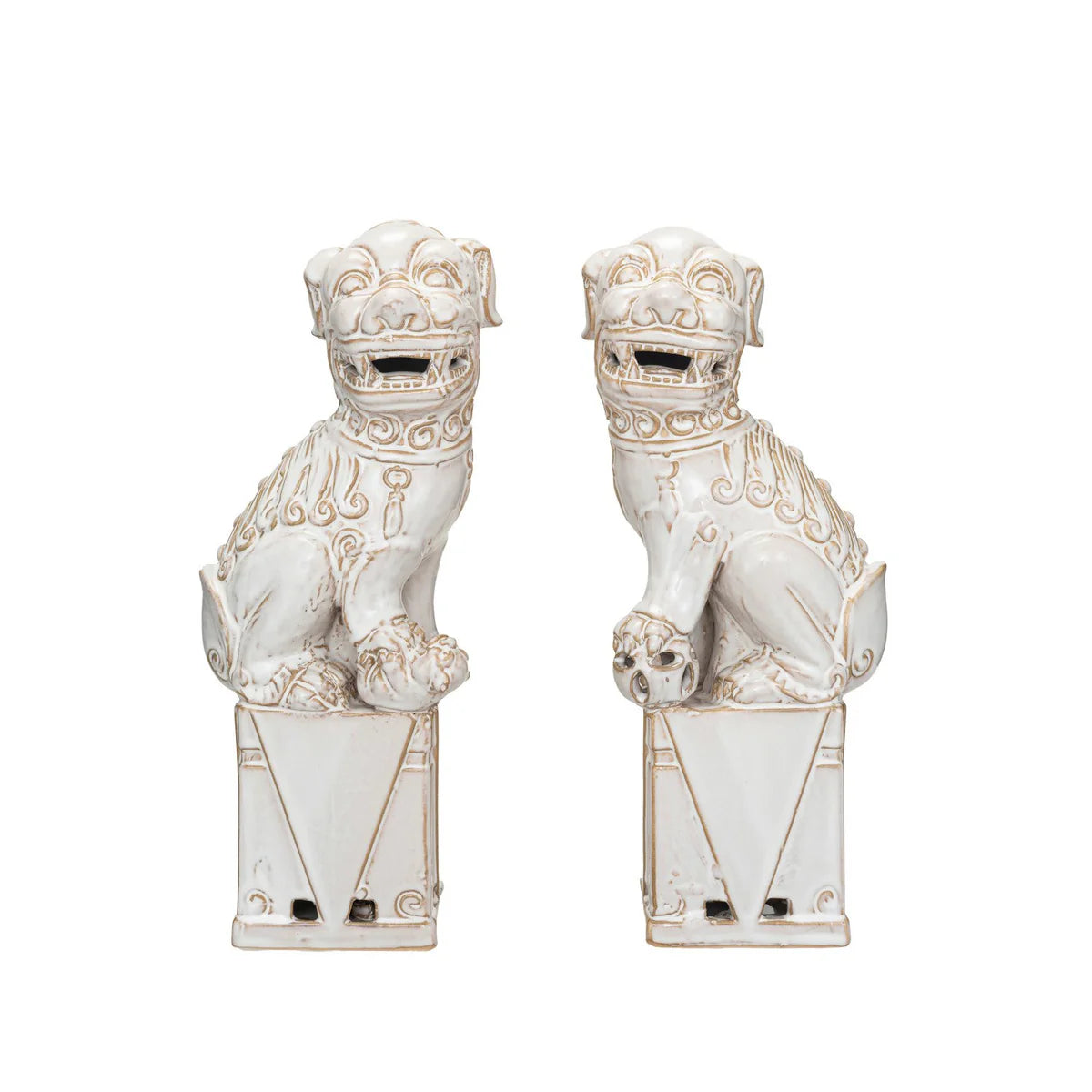 Vintage reproduction Foo Dog Bookends.