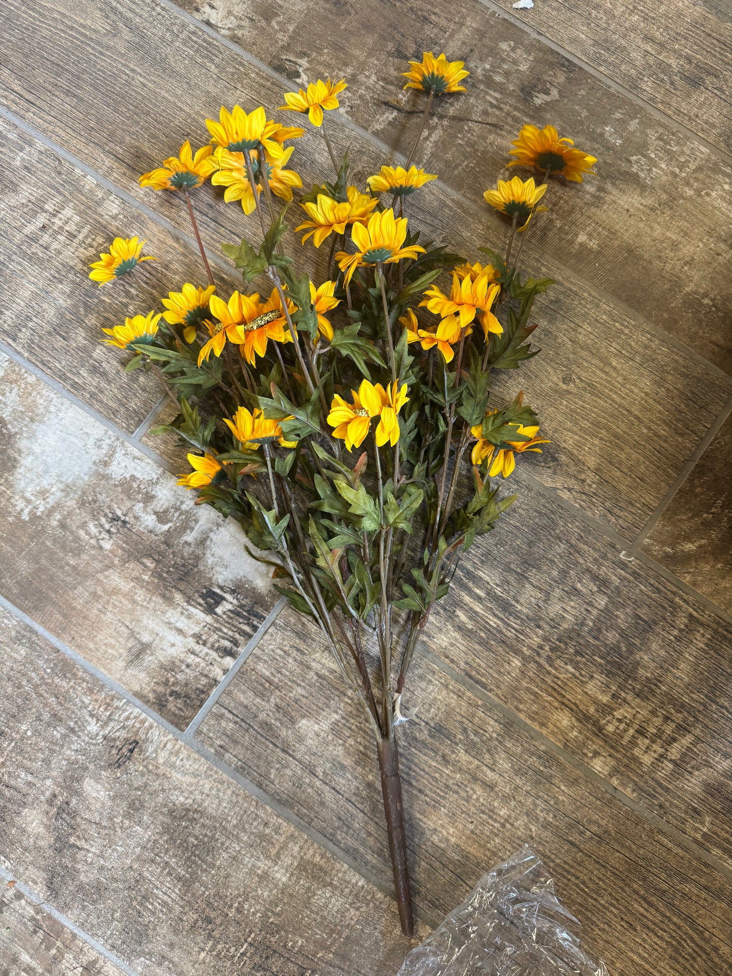 25” Silk Sunflower Bush