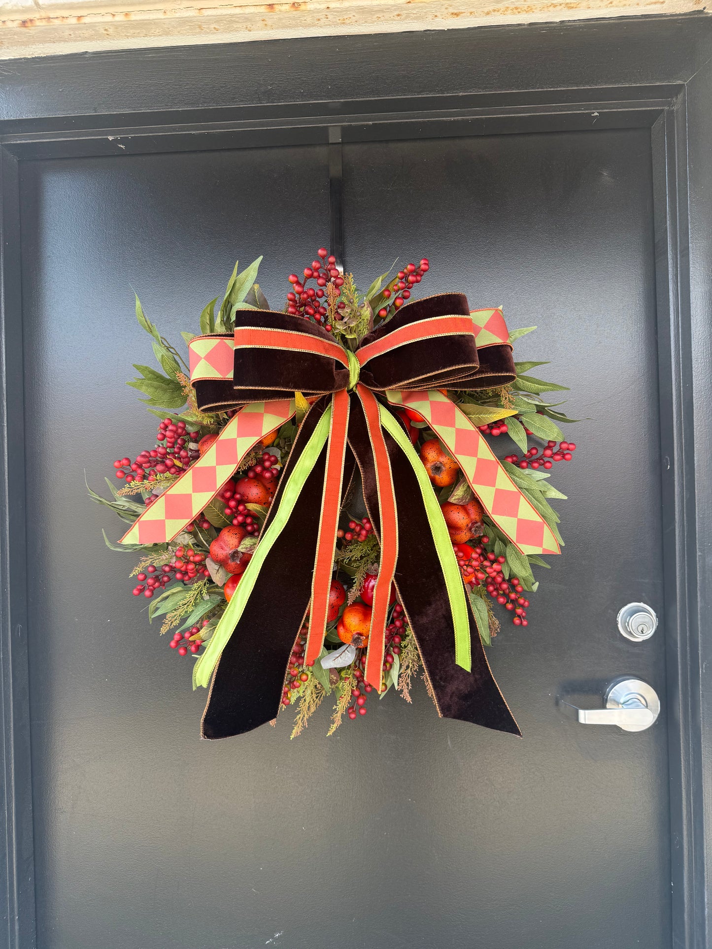 Pomegranate Harvest Luxe Wreath