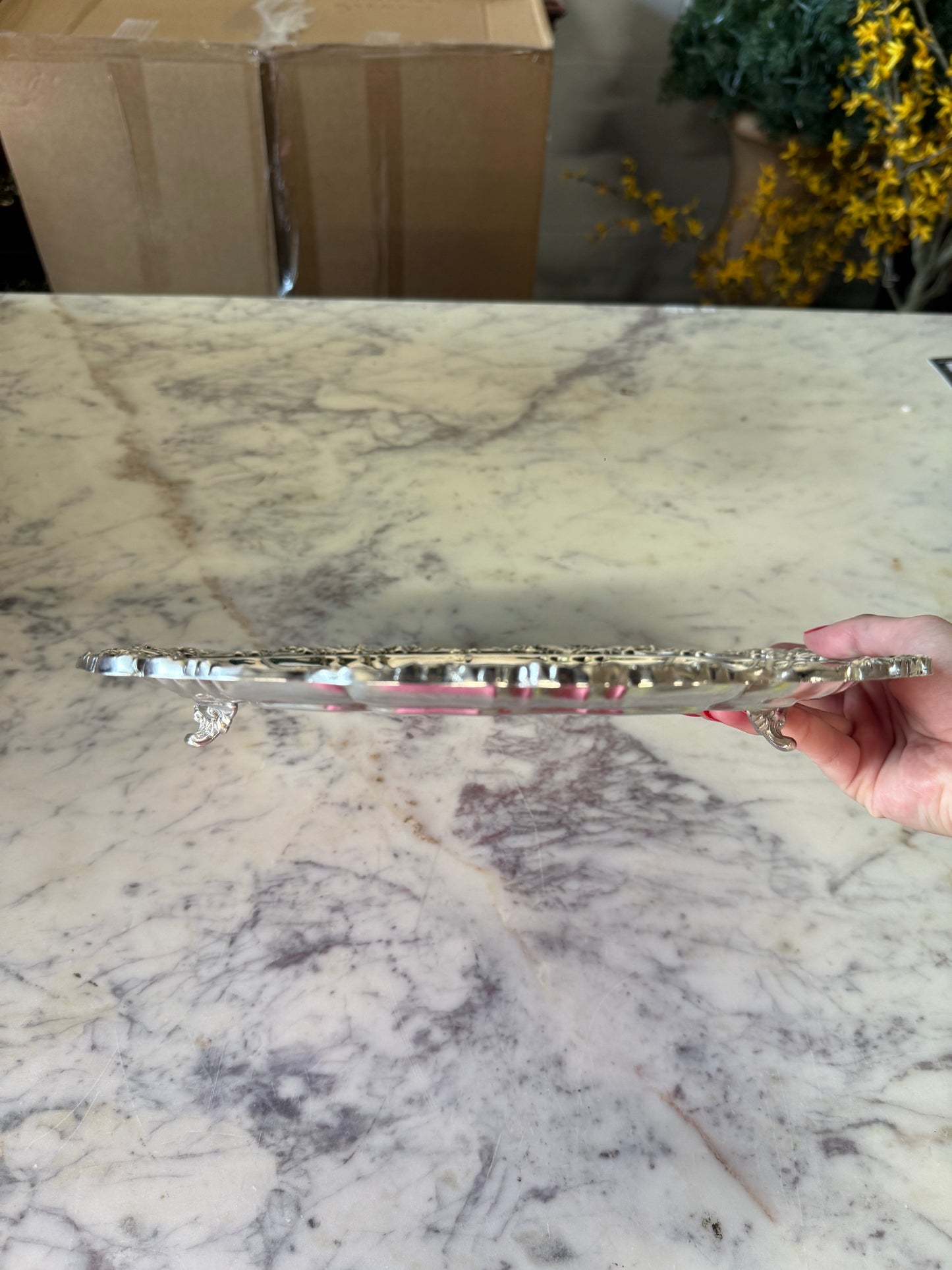 Vintage Silver Plated Tray