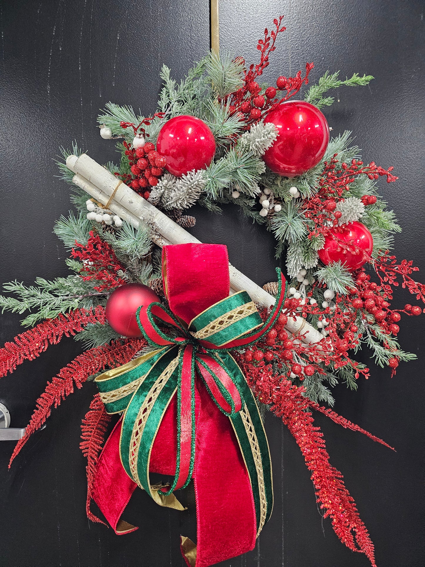 Merry Birch Wreath
