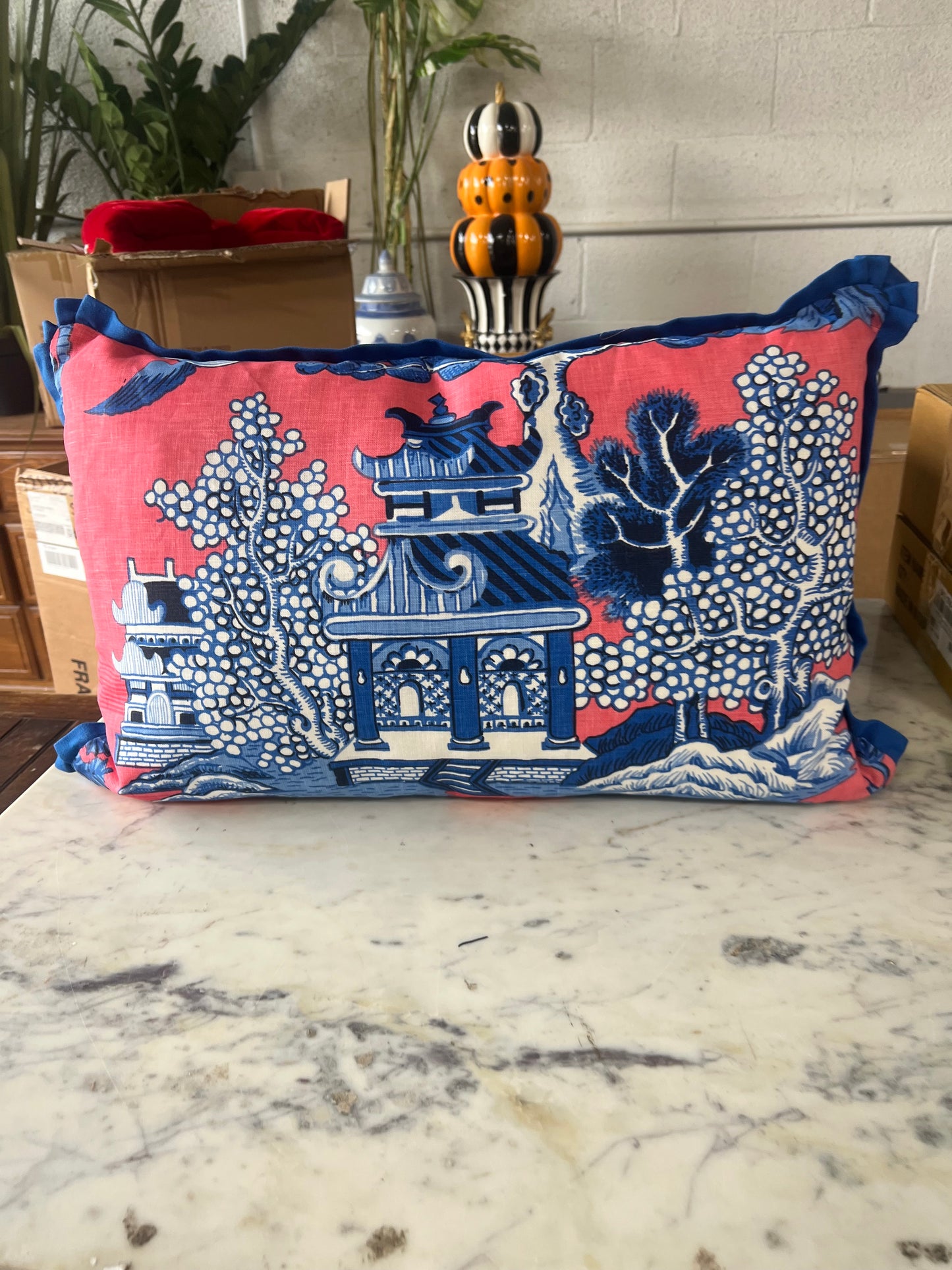 Set of 2 Willow Lake Punch Pillow 16x24