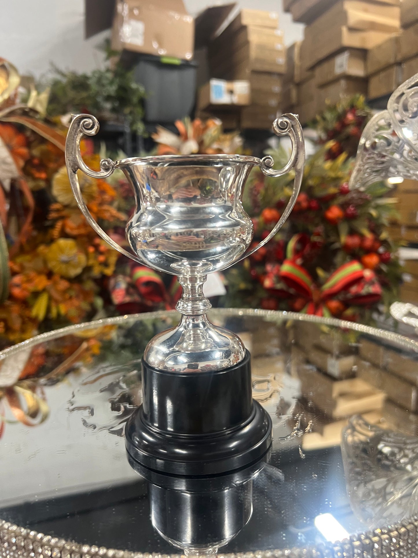 Vintage Silver-Plated Trophy