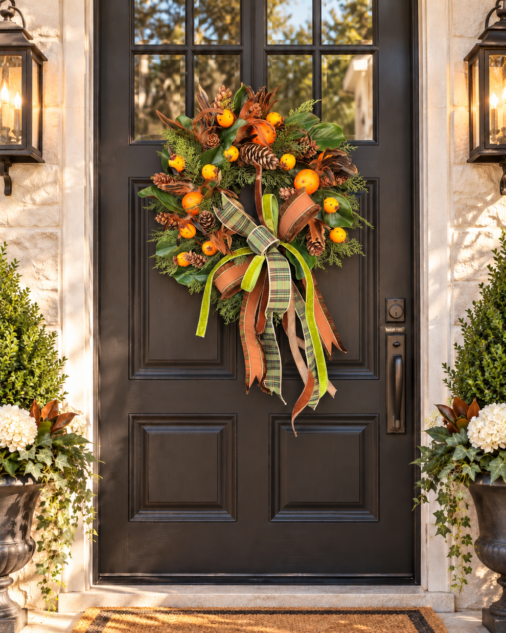 Woodland Citrus Elegance Wreath – Jeffrey Surles Living