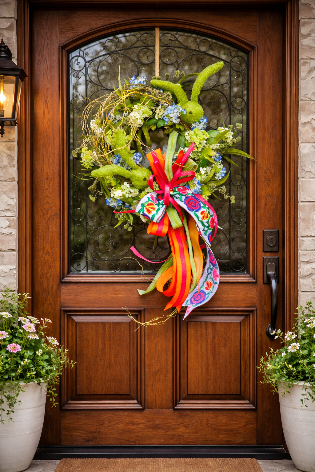Bunny Garden Party Wreath