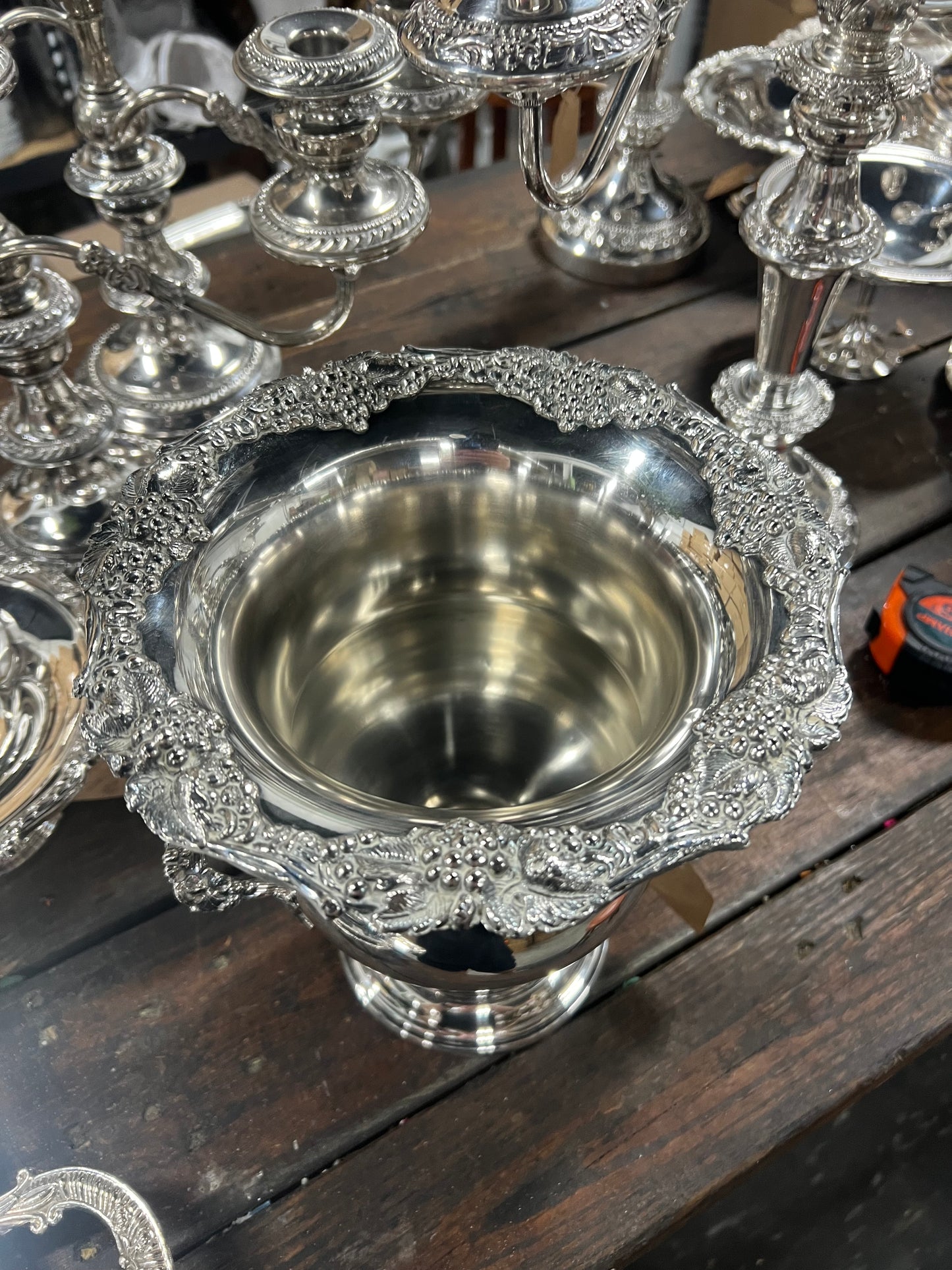 Vintage Silver Plated Champagne Urn