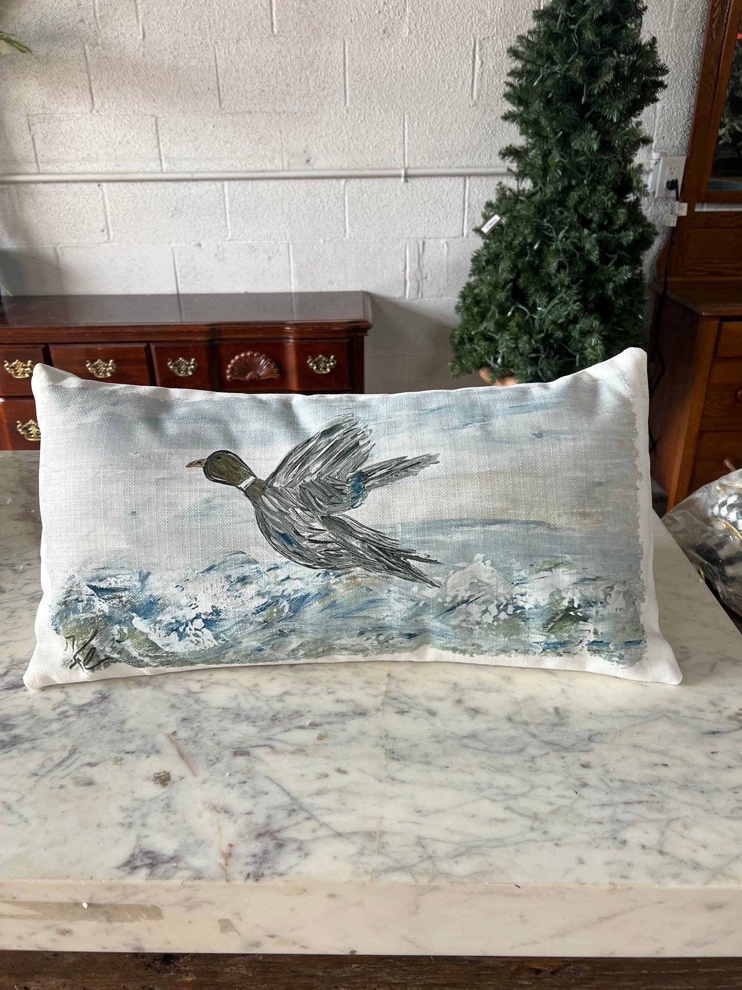 Flying Duck Lumbar Pillow