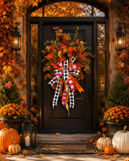 Blushing Autumn Wreath