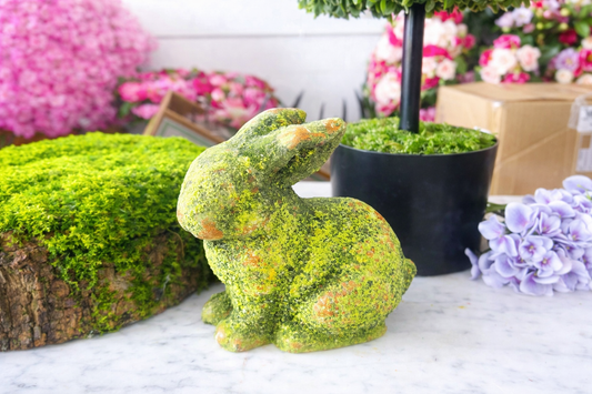 Mossy Terra Cotta Bunny