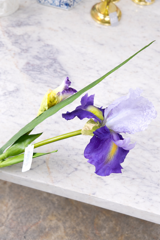 Iris Spray- Purple/Lavender 37 inch long stem