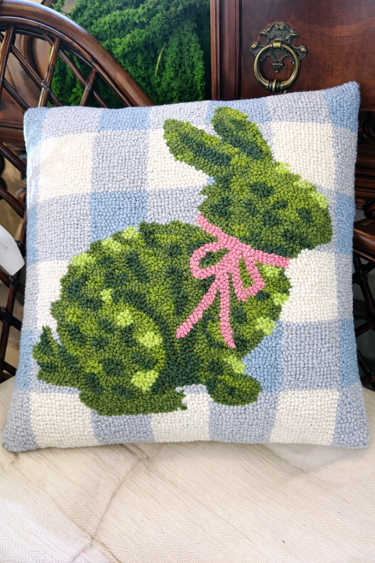 Bunny hook pillow