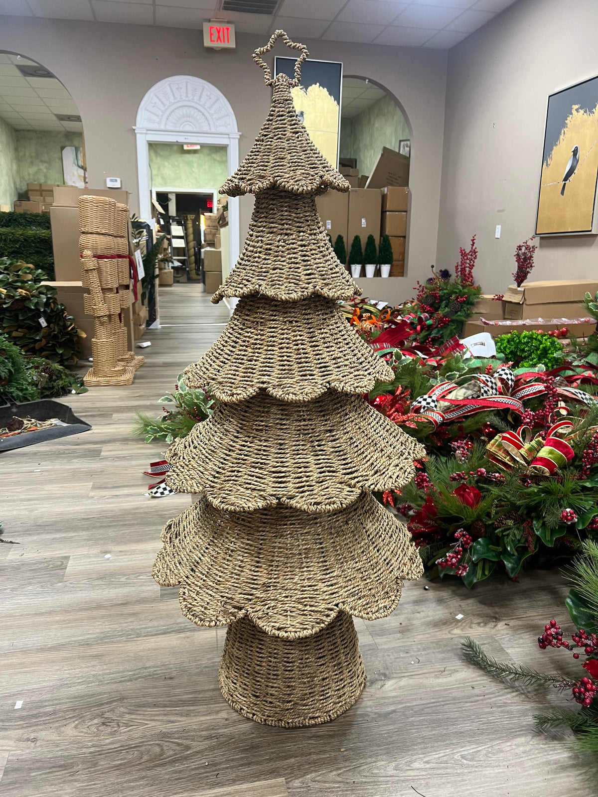 4’ Woven Vine Christmas Tree (PICKUP ONLY)