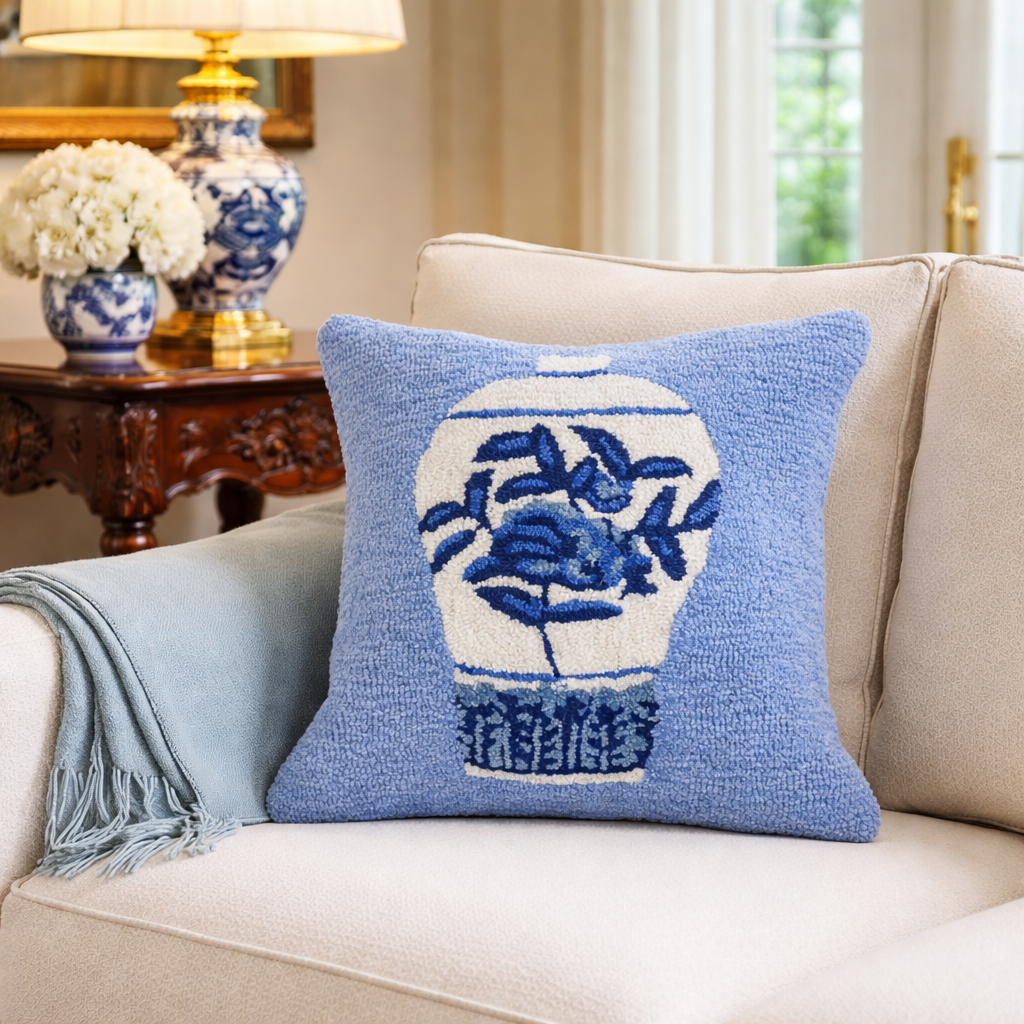 Ginger Jars Indoor/Outdoor Pillow