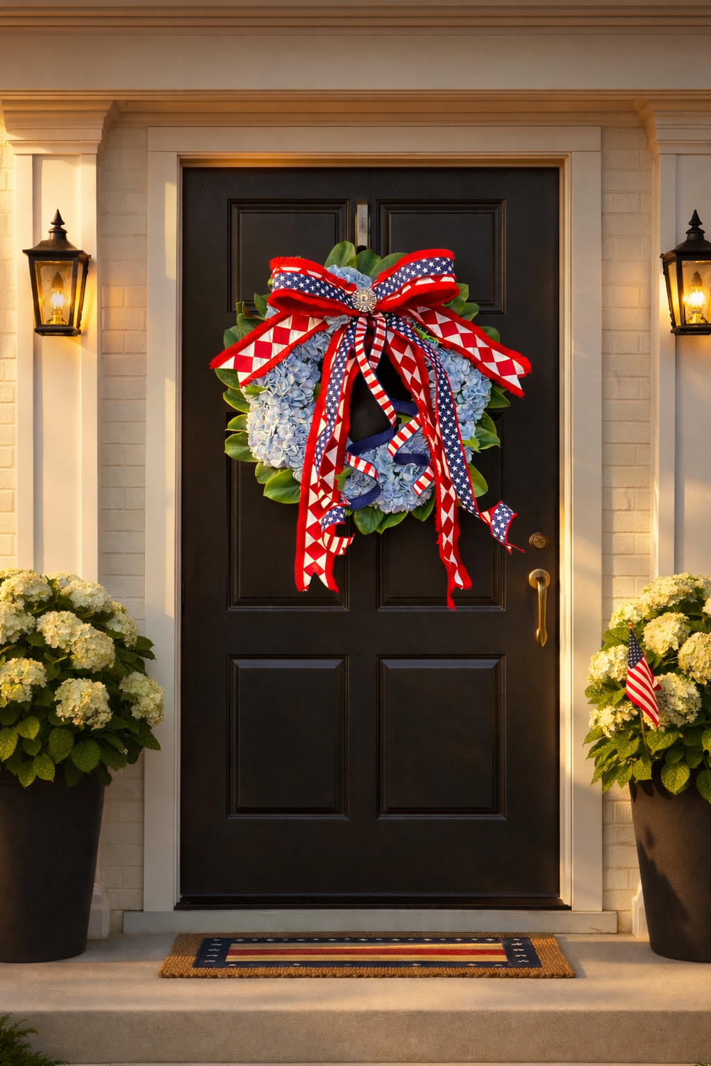 Liberty Hydrangea Wreath 🇺🇸