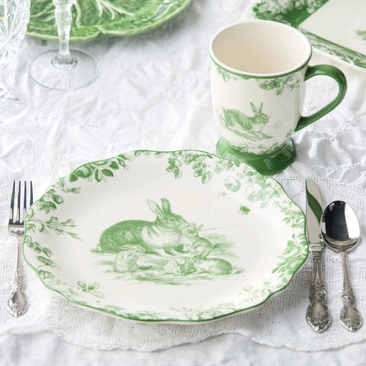 Bunny Dinner Plate 11 inch