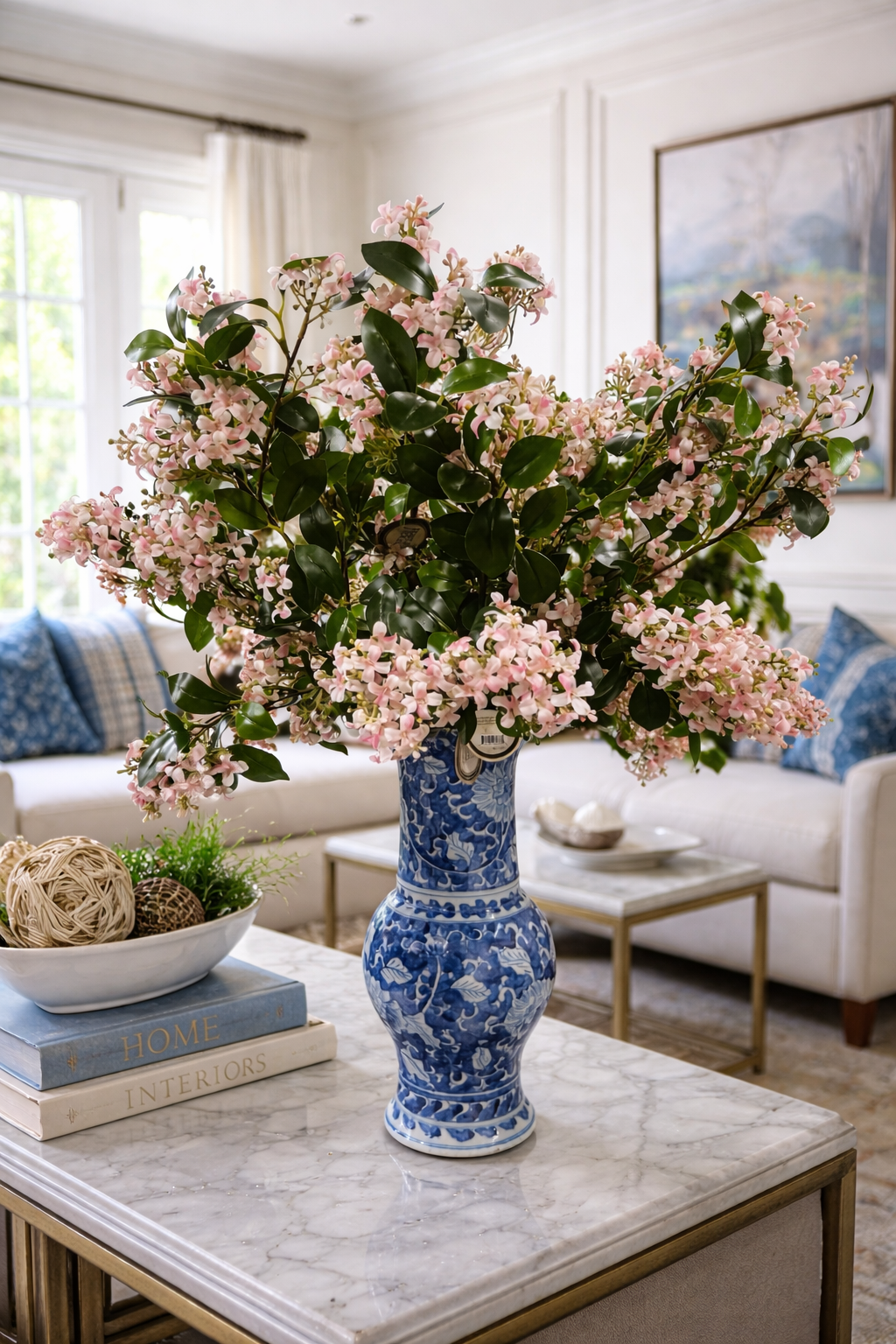 Pink wild blossom Spray