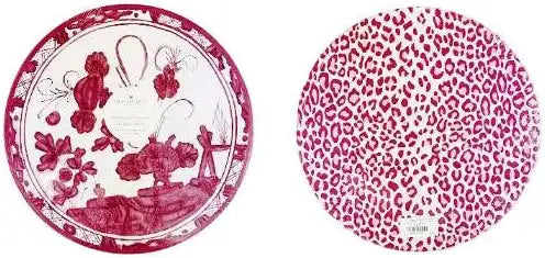 Set of 4 Pink and White Reversible Placemats