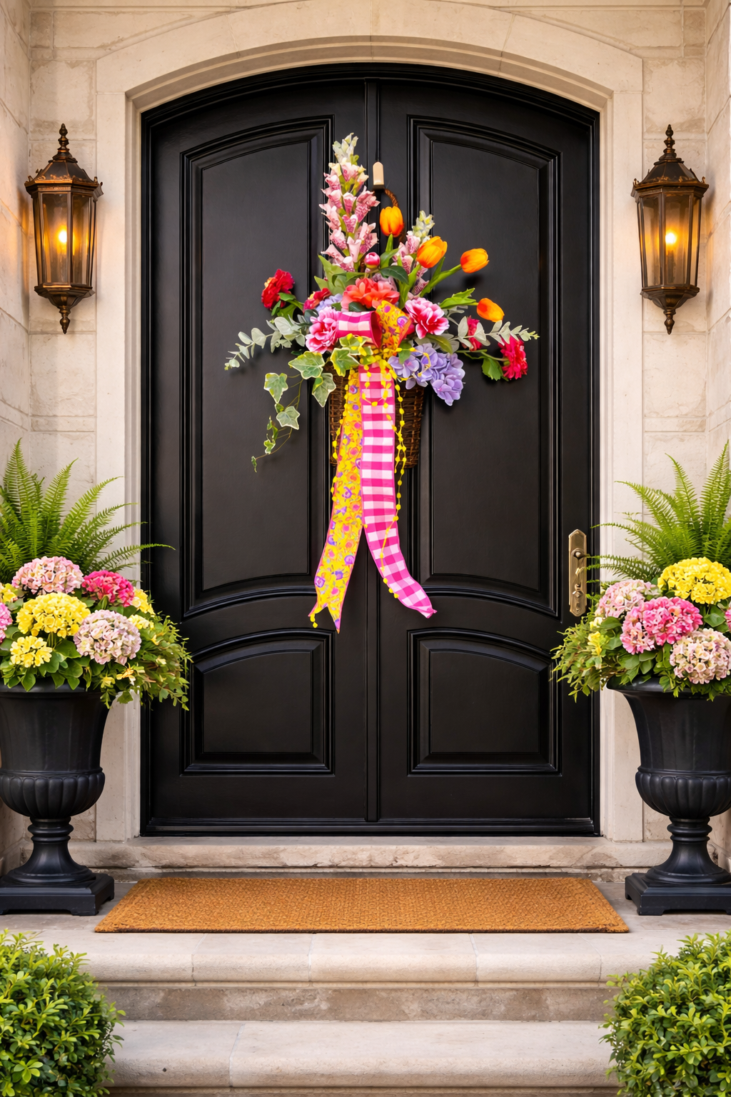 Gilded Garden Welcome Nantucket Basket