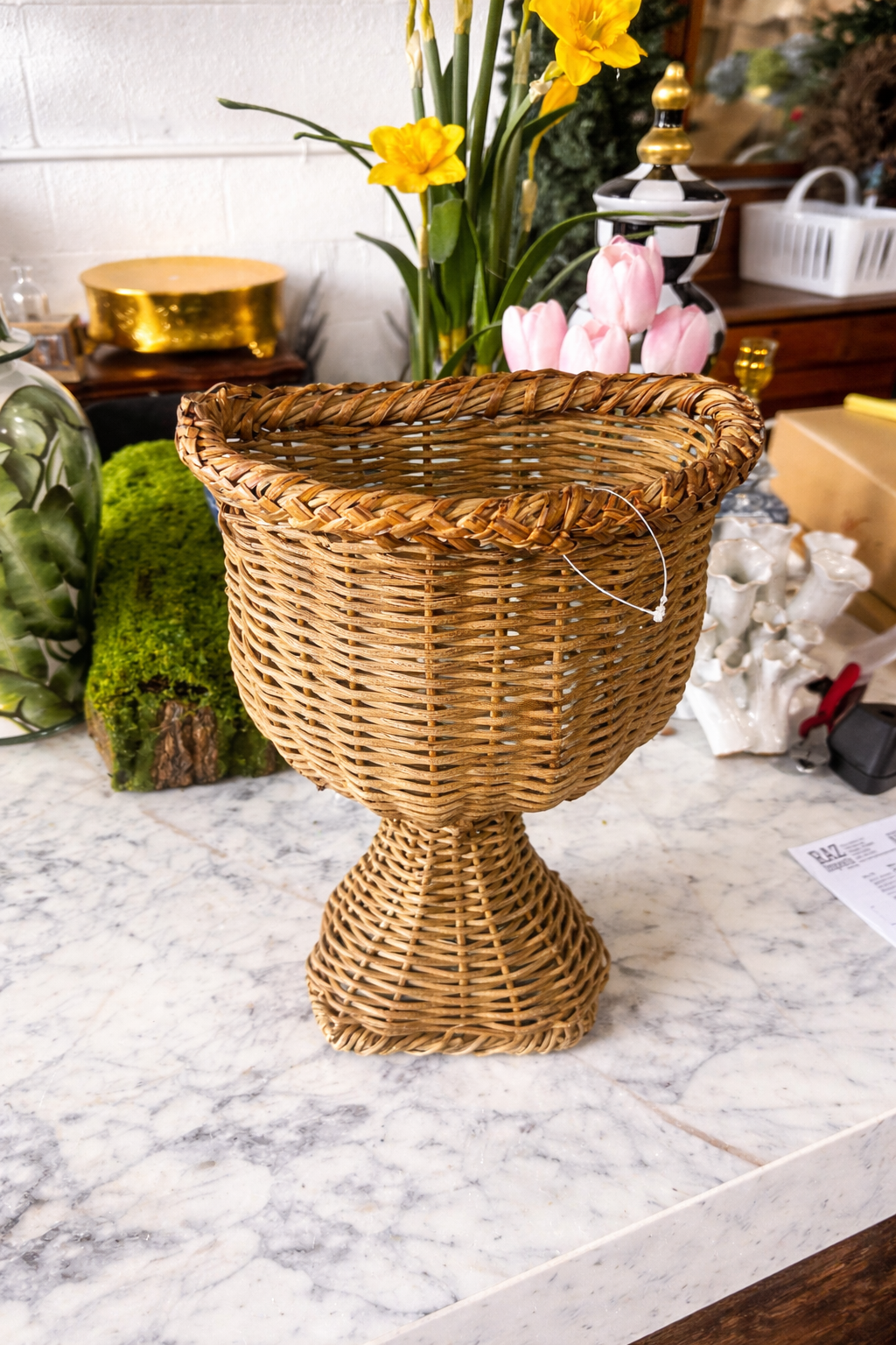 Flat Back Wall Urn