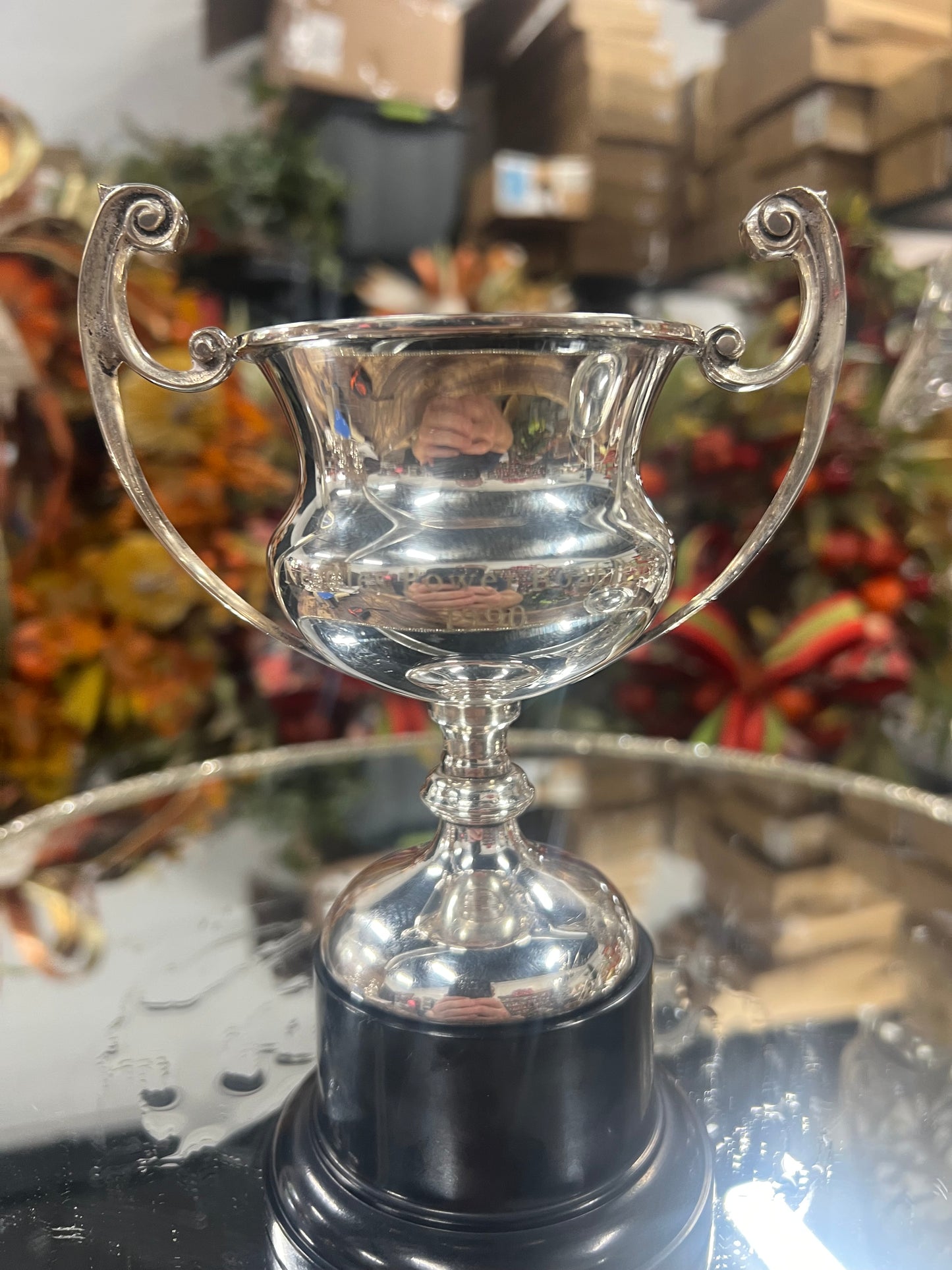 Vintage Silver-Plated Trophy