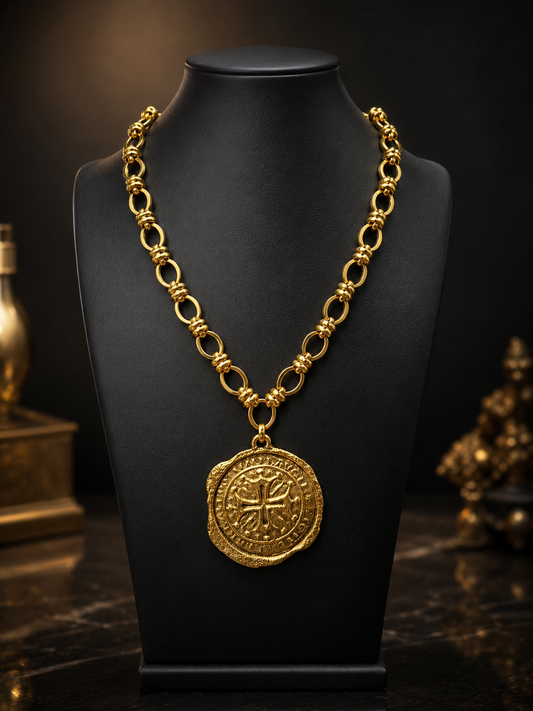 Cross Coin necklace
