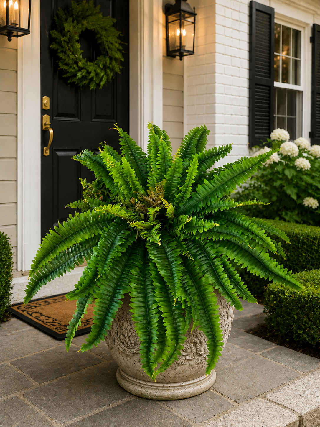 26” UV protected Fern Bush