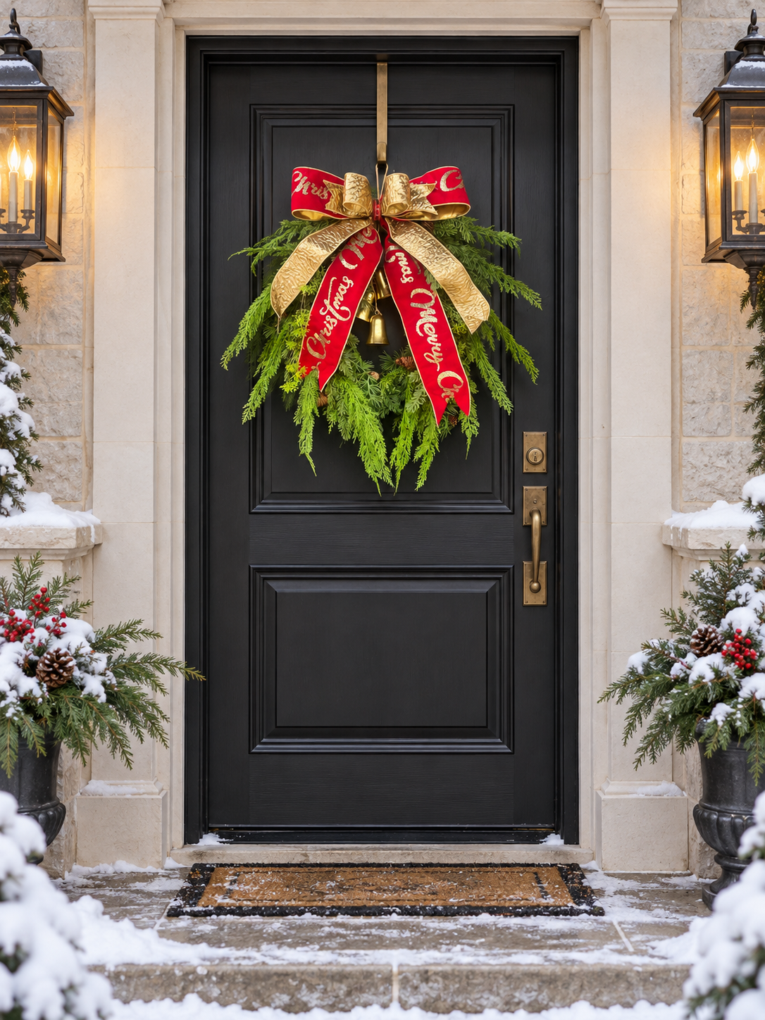Christmas Sleigh Bells Wreath