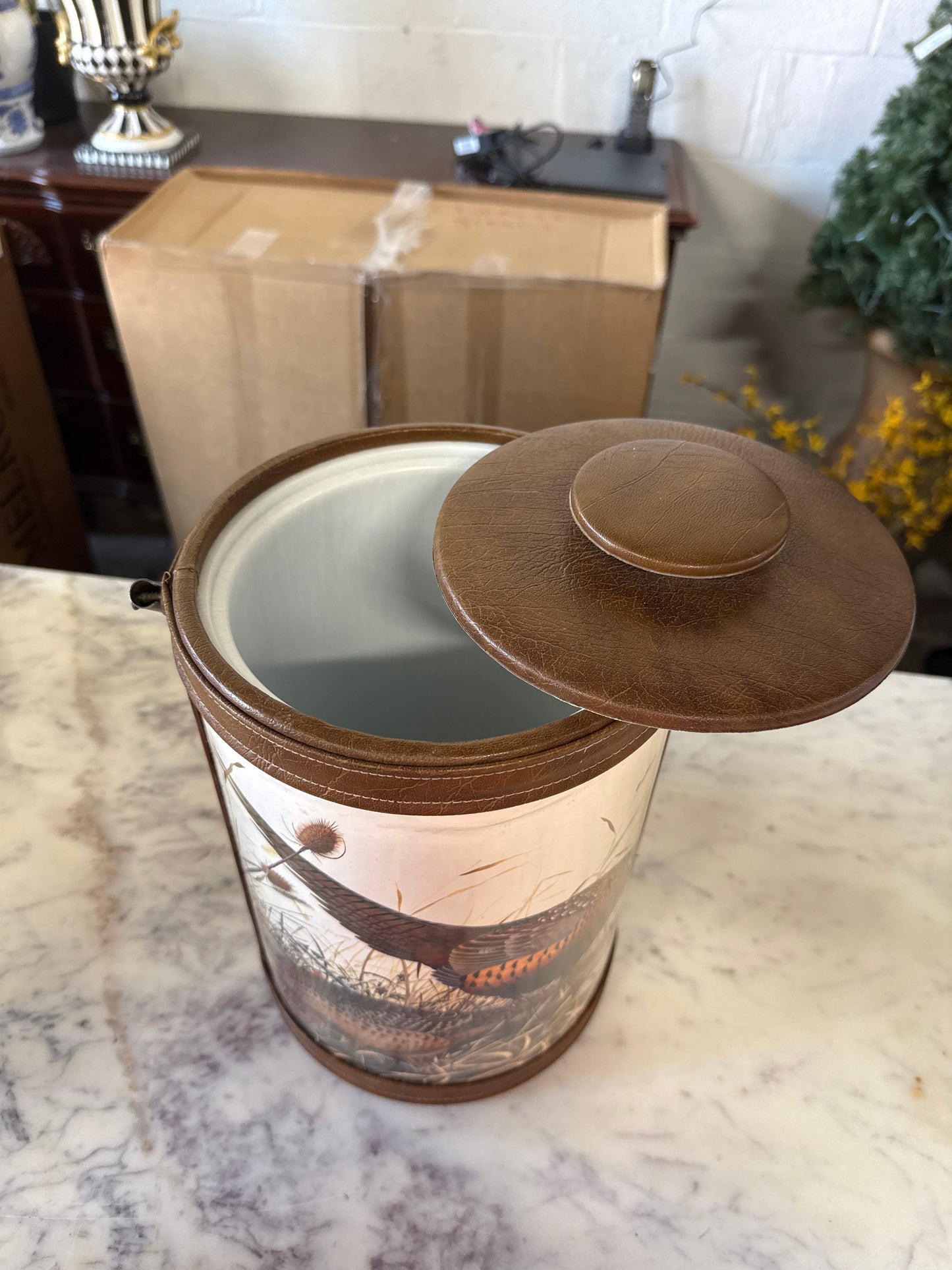 Vintage Pheasant Ice Bucket